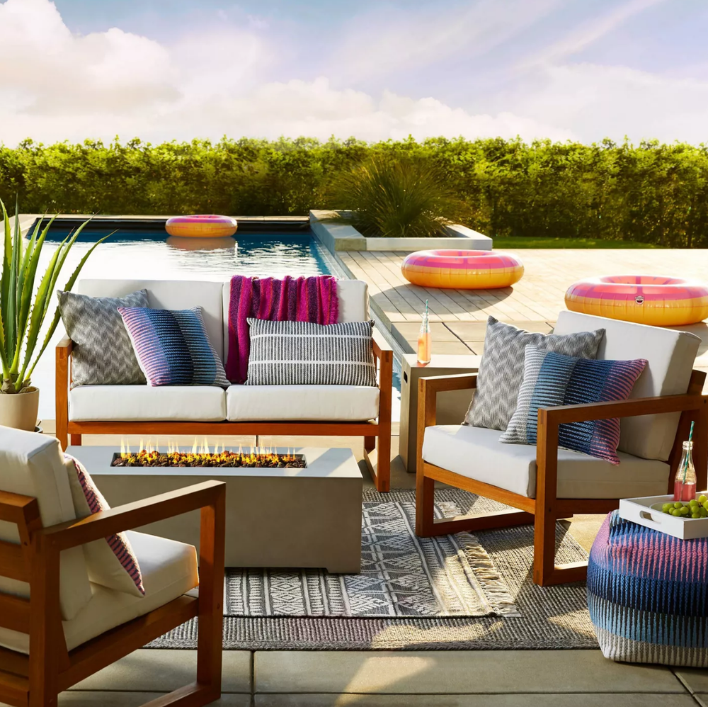 Target Rectangle Fire Pit