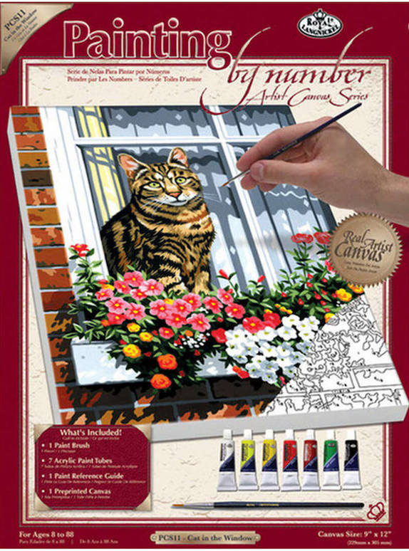 Cat Paint by Number