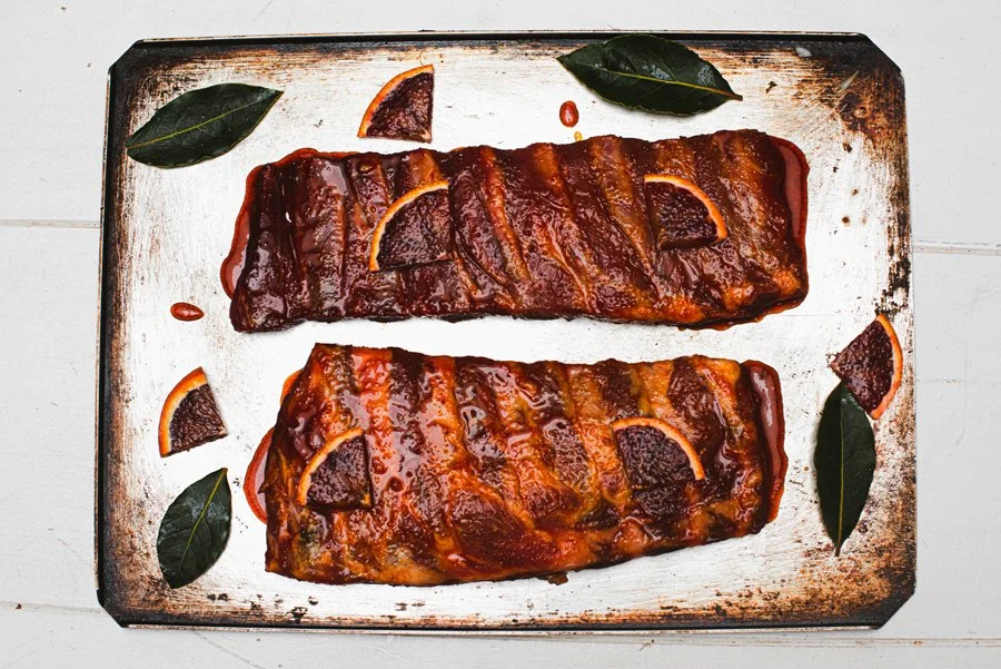 Blood Orange BBQ Ribs — The Daylesford Meat Co. | Local Free Range ...
