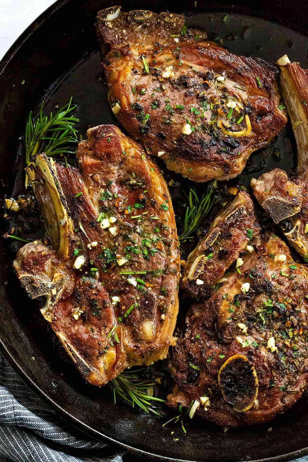 Greek Marinated Lamb Forequarter Chops