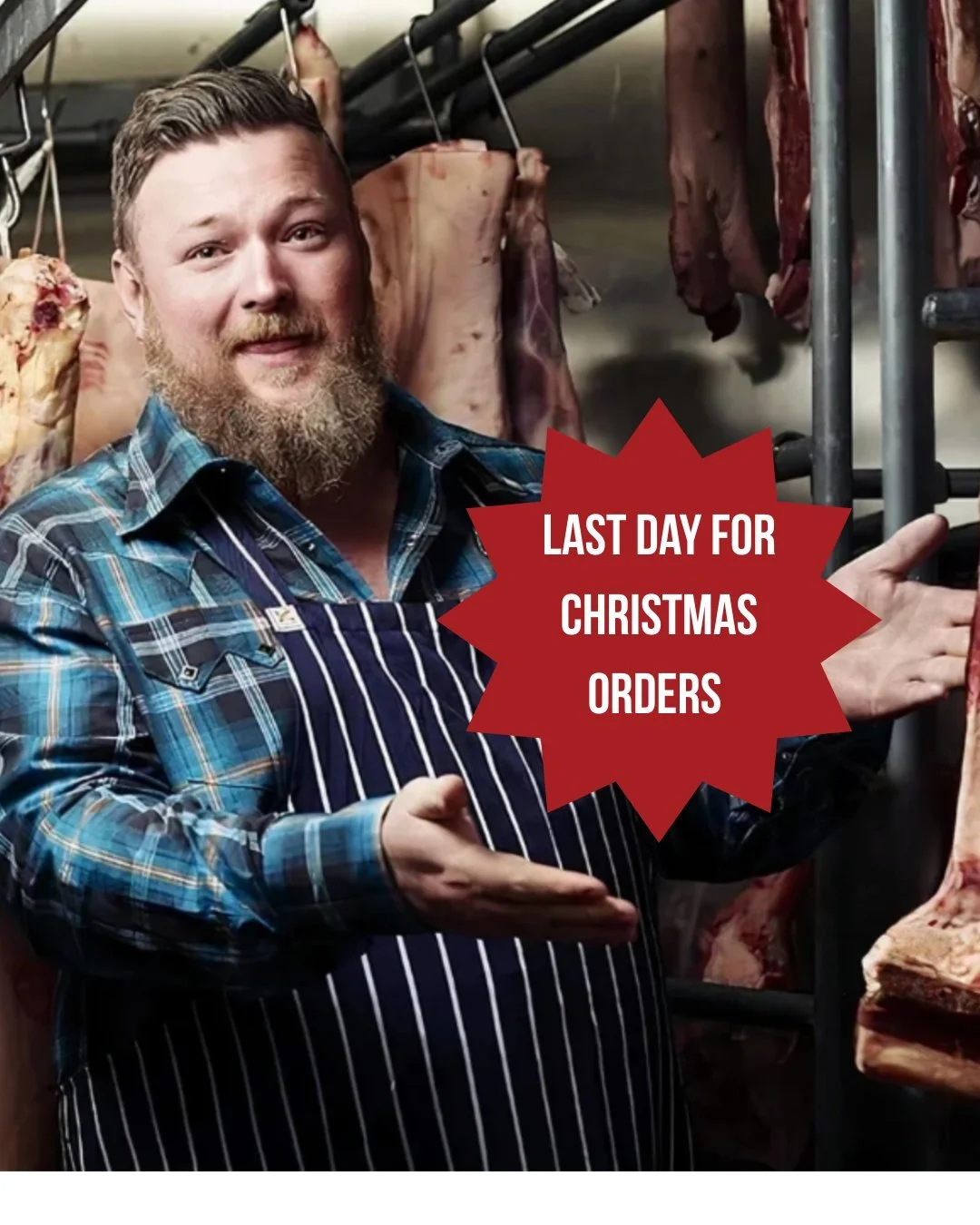 🎄 LAST CHANCE FOR CHRISTMAS ORDERS! 🎄

Time is running out, don&rsquo;t miss your chance to create a delicious festive feast.

Gather the people you love around a table filled with your Christmas favourites, lovingly raised right here on our family