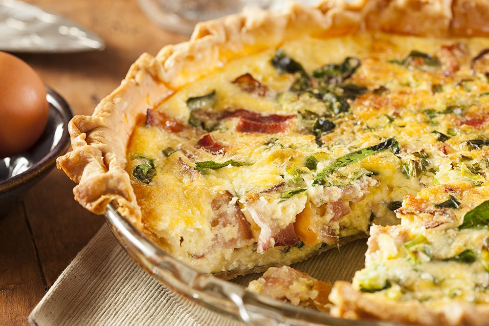 Bacon & Spinach Quiche