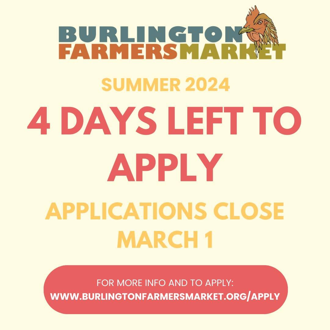 Are you a farmer, crafter, or prepared food business  looking for a sales outlet this summer? It's not too late to apply to join our market! 

All are welcome to apply, and we're especially excited to hear from:
🧀 Cheese makers
🥦 Vegetable farmers
