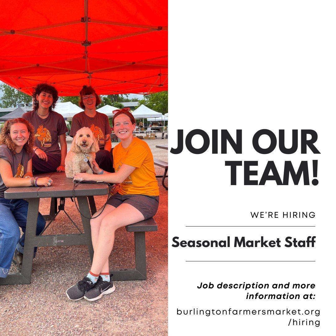 It's that time of year again when we are searching for our dream team for the summer season! If you love farmers markets and are looking for part-time work this summer, you have come to the right place. We are hiring for seasonal market staff and wou