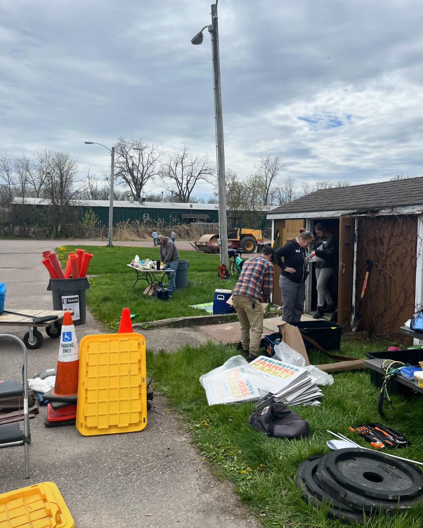 Today was an epic day getting market infrastructure up and running for summer season! Picnic tables were mended, bike racks assembled, the shed was cleaned out, and so much more organizing and sorting. 

We&rsquo;re so grateful to all of our vendors 