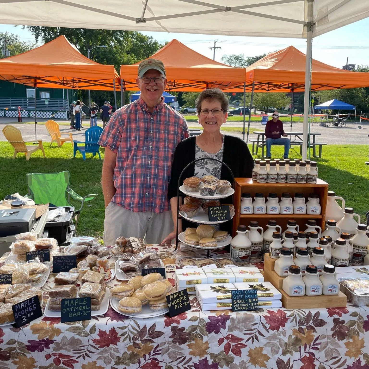 Is maple syrup an essential food group? We think it might be!  If you're in need of a top up, long-time vendor @sunnybrookmaple has you covered...

We are Bill and Donna Irish, owners of Sunny Brook Maple in Westford, VT. We are third-generation suga