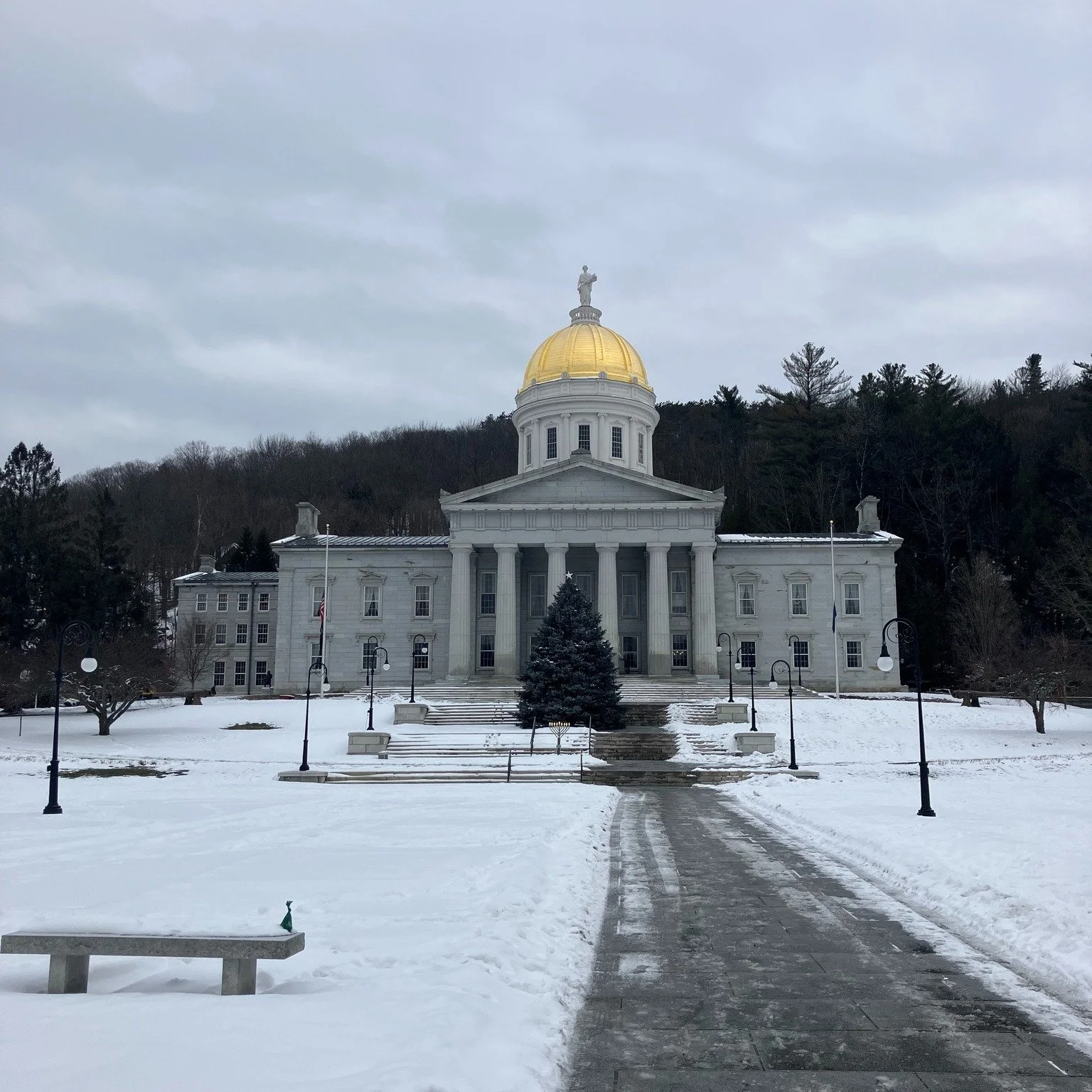 It's 3SquaresVT Day and that can only mean one thing! We're back at the Statehouse with @nofavermont  and @hungerfreevt, meeting with legislators and advocating for increased food security in our communities plus  more support for Vermont farms 🌱 (l