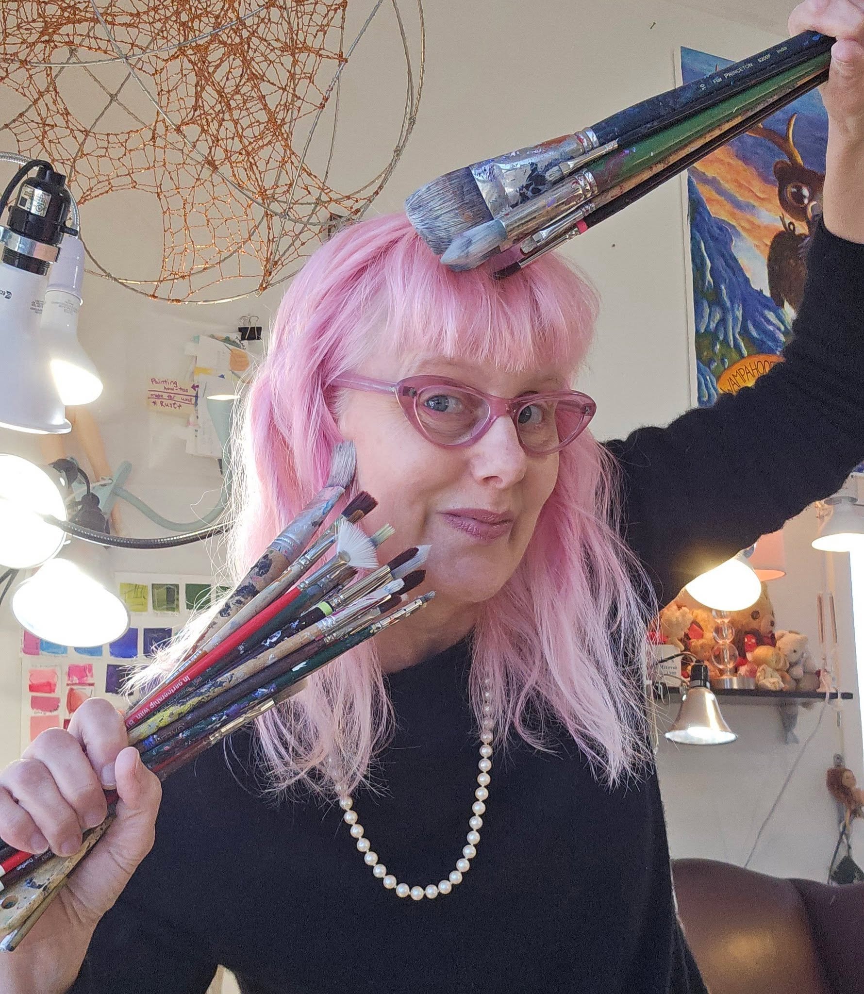 Have you met @deadlymartha? If you haven't, you should! Here's a little from her...

Martha Hull Studio (formerly Martha Hull&rsquo;s Cute &amp; Deadly Art) is where I make cute, beautiful, slightly irreverent art that&rsquo;s meant to make people la