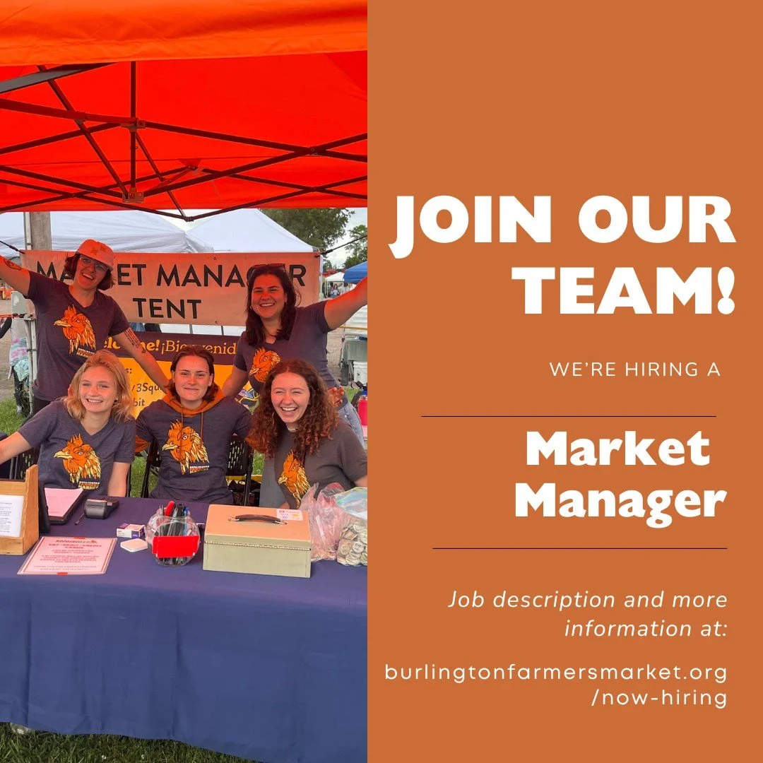 We&rsquo;re hiring a part-time Market Manager! 

Are you organized, personable, and great with customer service? Want to be part of a small team supporting a strong local food system? This is your chance!

Some of the details:
🌱 $23&ndash;25/hour
 ?