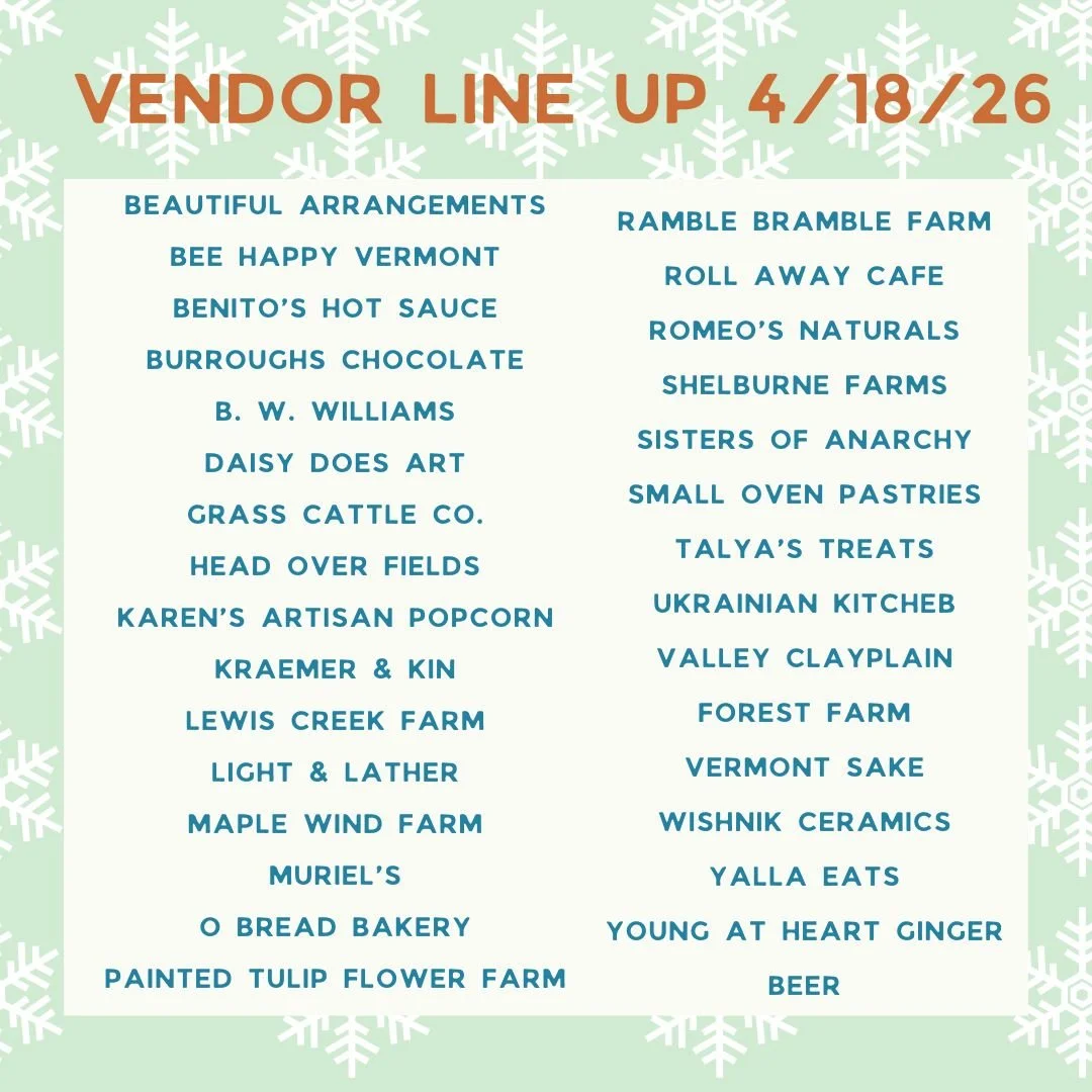 It&rsquo;s here! ❄️ Spring is coming in hot and tomorrow will be our last winter market of the season.

It&rsquo;s been such a joy bringing you local goodness all season long, and we&rsquo;d love to see you one last time to stock up, say hi to your f