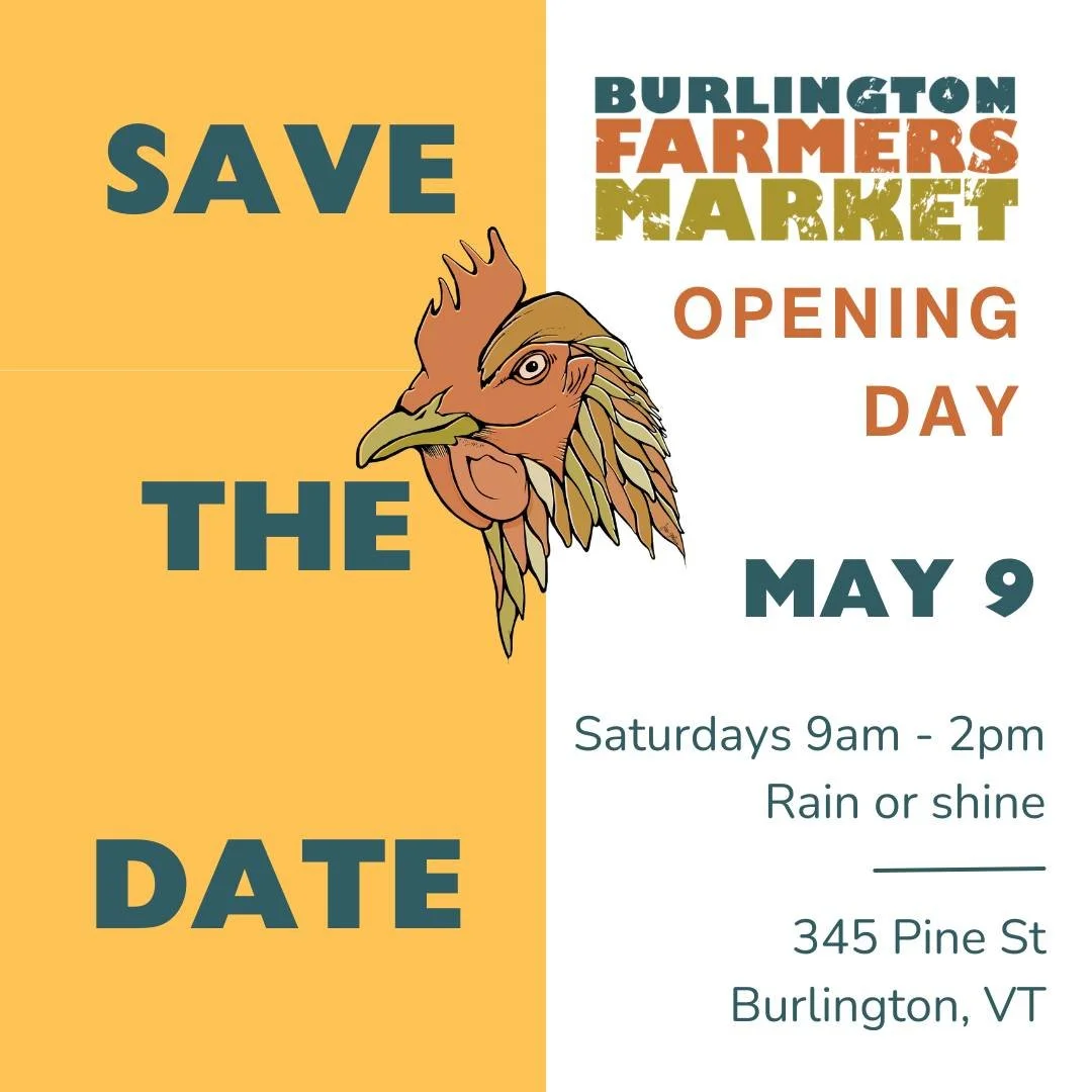 Is Vermont spring getting you down? Frustrated at the state of the world? Craving good people and maybe a dog or two? 🐾

Well, do not fret - the Burlington Farmers Market has got your back!

Every Saturday from May 9th, we're bringing you a little v