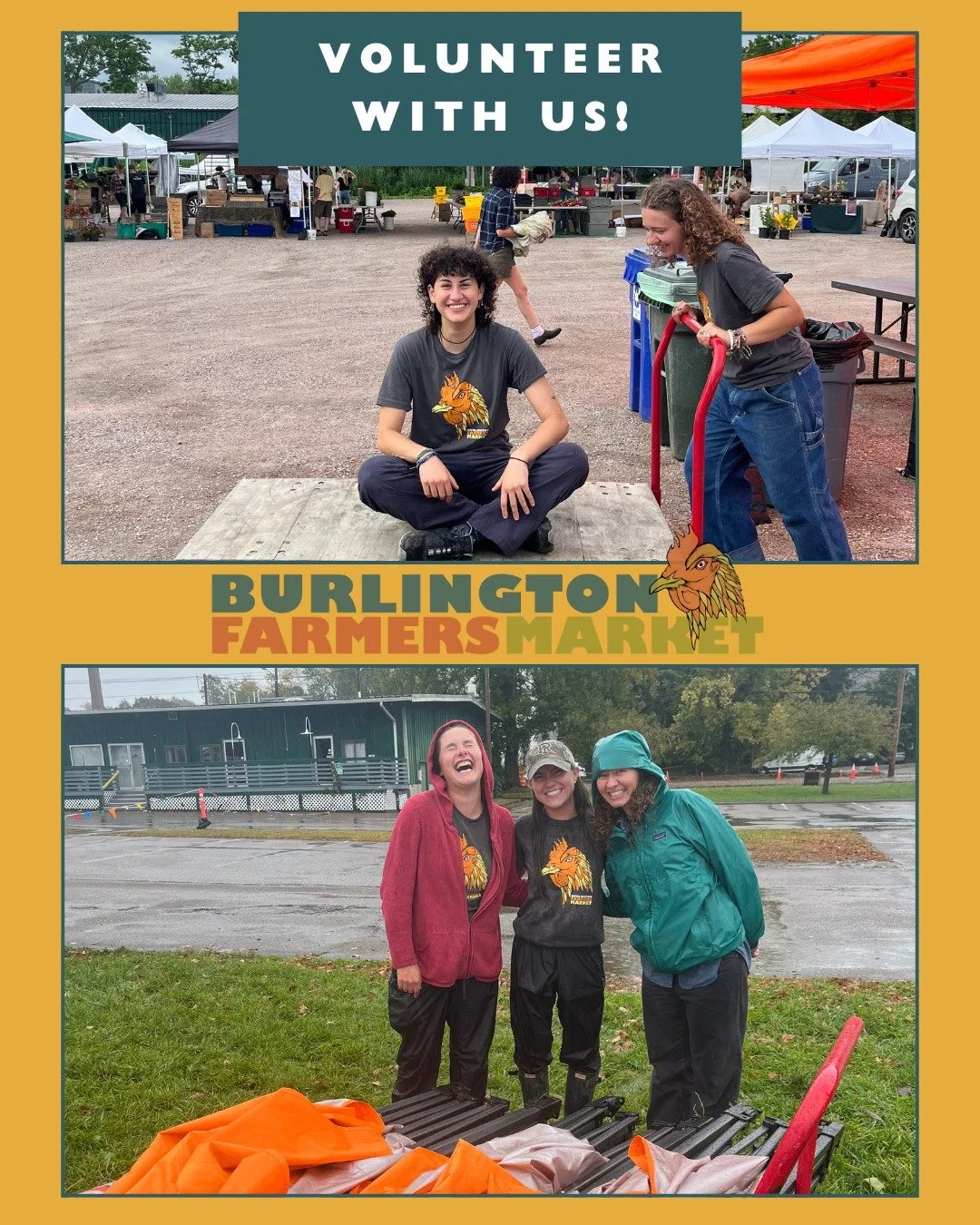 Looking to get involved with the Burlington Farmers Market? 🌸 🥬 Sign up today to become a market volunteer! 

Volunteers gain hands-on experience with BFM and support the circulation of local goods, services, and produce! 

Volunteer opportunities 