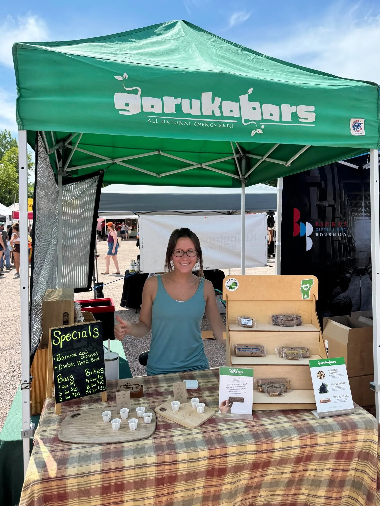 Have you tried @garukabars ? If you haven't, be sure to stop by their tent and grab a sample! Find them at 345 Pine St from 9-2pm every Saturday through the end of October. 

"We love being a vendor at the market because we get to meet our custo