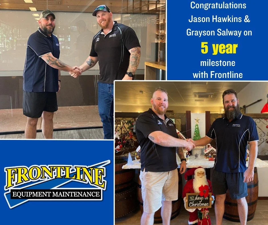 5 years of service - Jason Hawkins and Grayson Salway