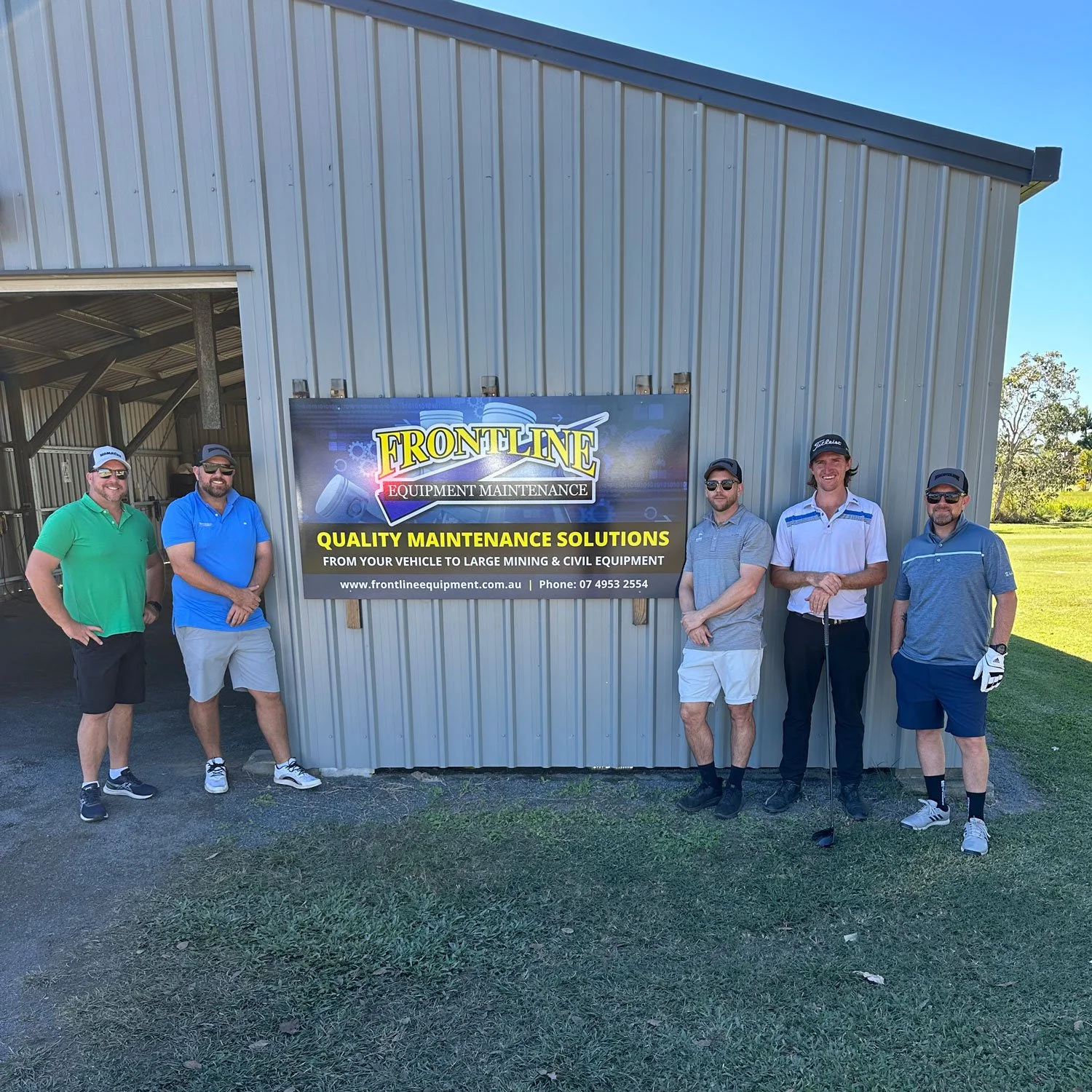 Teeing off as a Gold Sponsor at the 2024 Pioneer Valley Golf Club Pro-Am