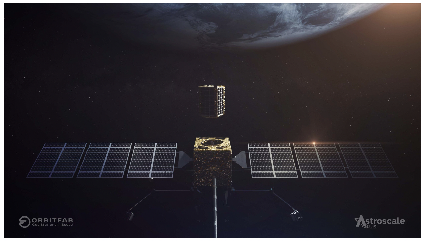 Astroscale U.S. and Orbit Fab Sign First  On-orbit Satellite Fuel Sale Agreement