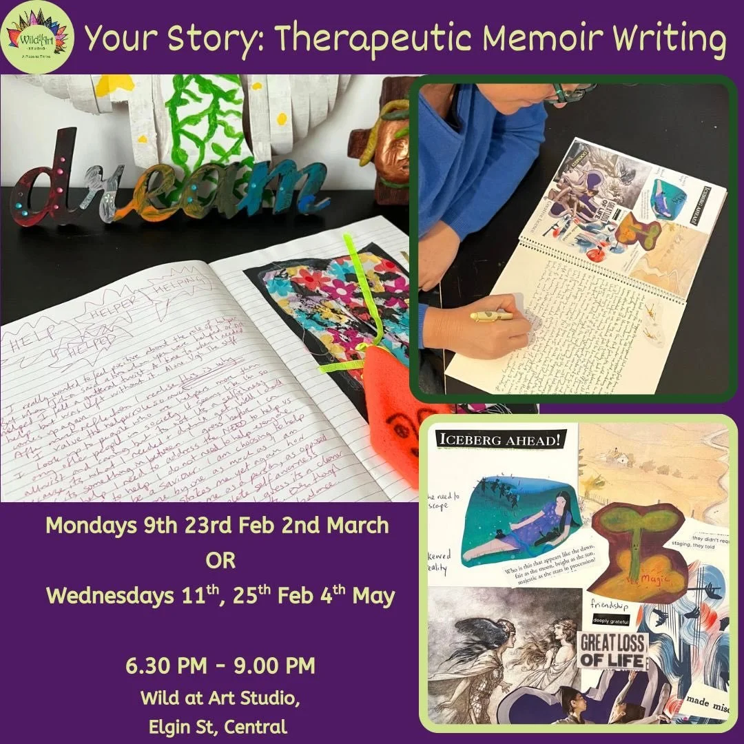 &ldquo;Your Story: Therapeutic Memoire Writing&rdquo;

Have you ever felt the pull to share your story? Or wondered how writing might become a gentle, healing tool?

Wild at Art&rsquo;s much-loved Therapeutic Writing Community returns next week with 