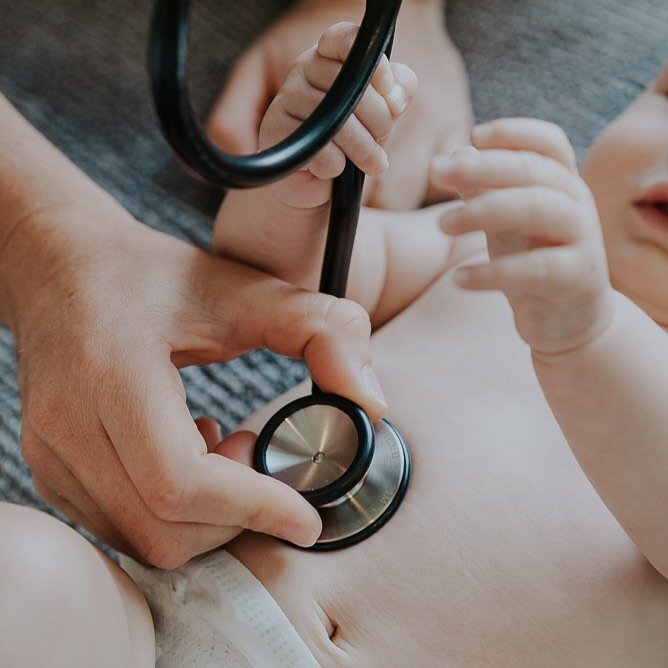 Babies 👶 We are also trained to assess different systems of the body such as the respiratory, gastrointestinal, and cardiovascular systems, along with the more obvious neurological and musculoskeletal systems. 
As primary healthcare professionals we