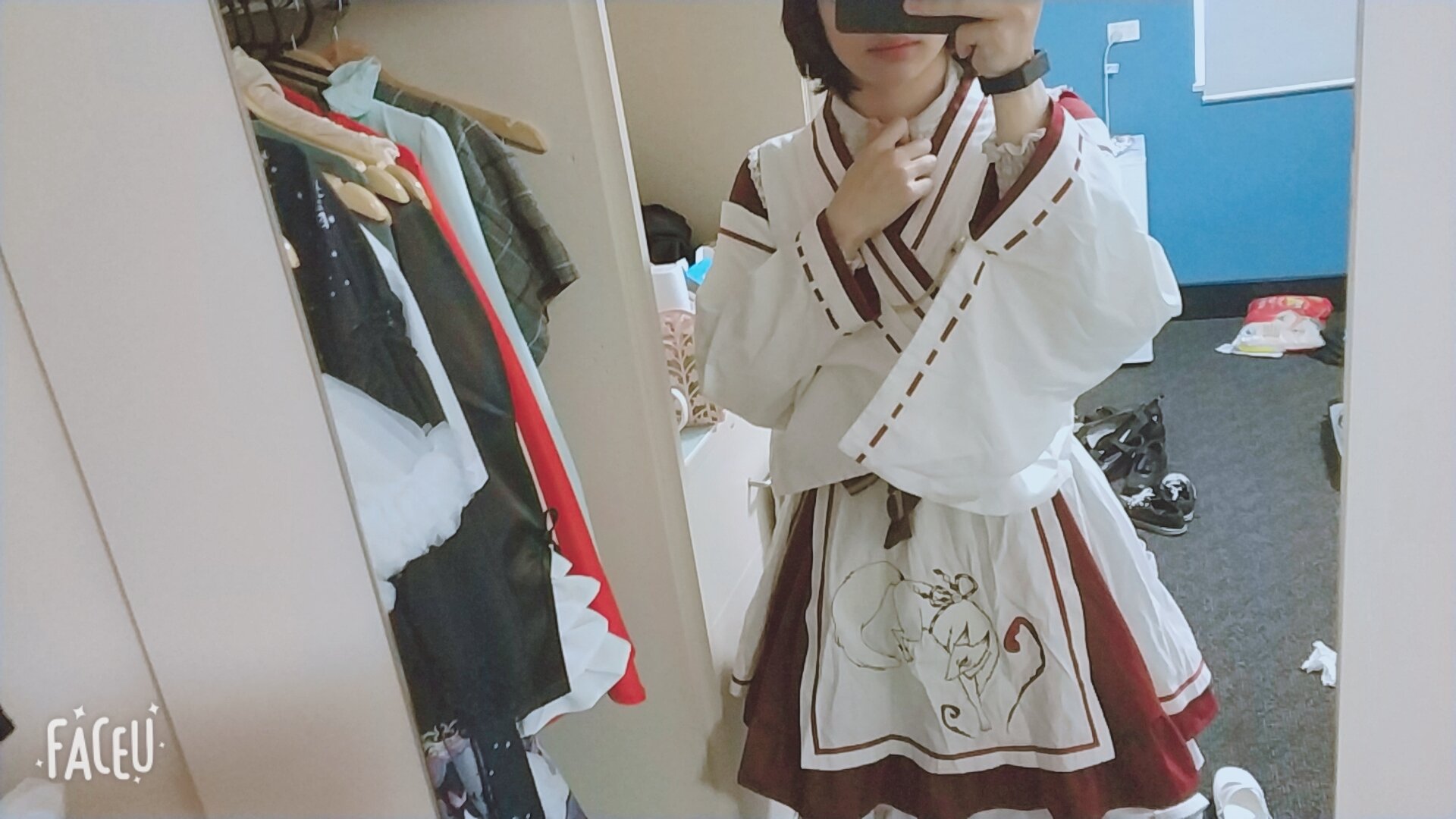 Mei_Photo5 (Selfie red-white dress).jpg
