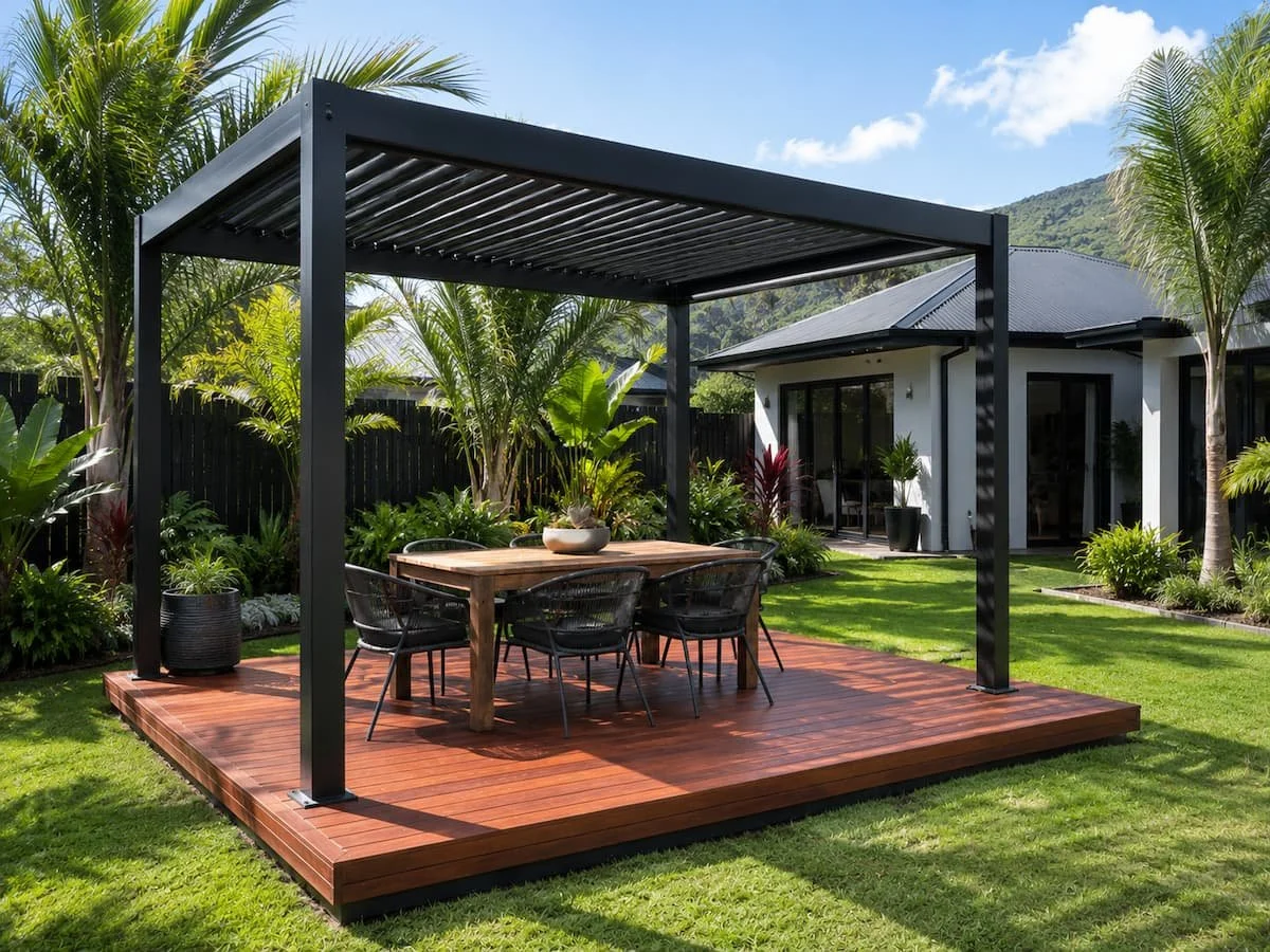kwila floating deck