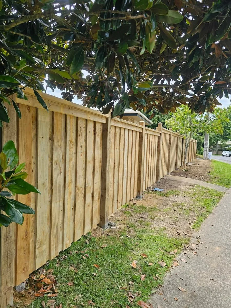 Boundary fence replacement on shared property line