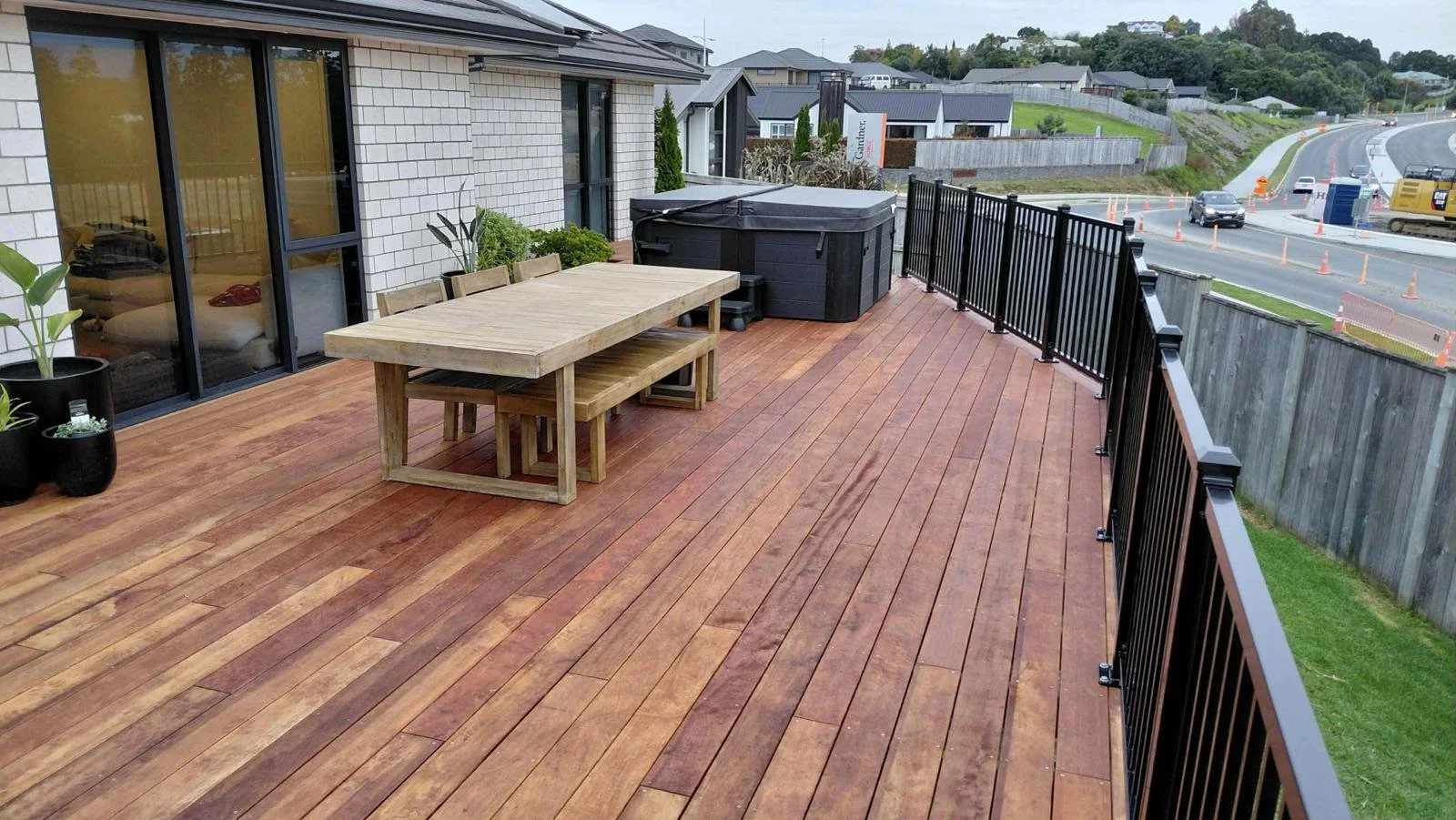 Hardwood decking timber for coastal properties