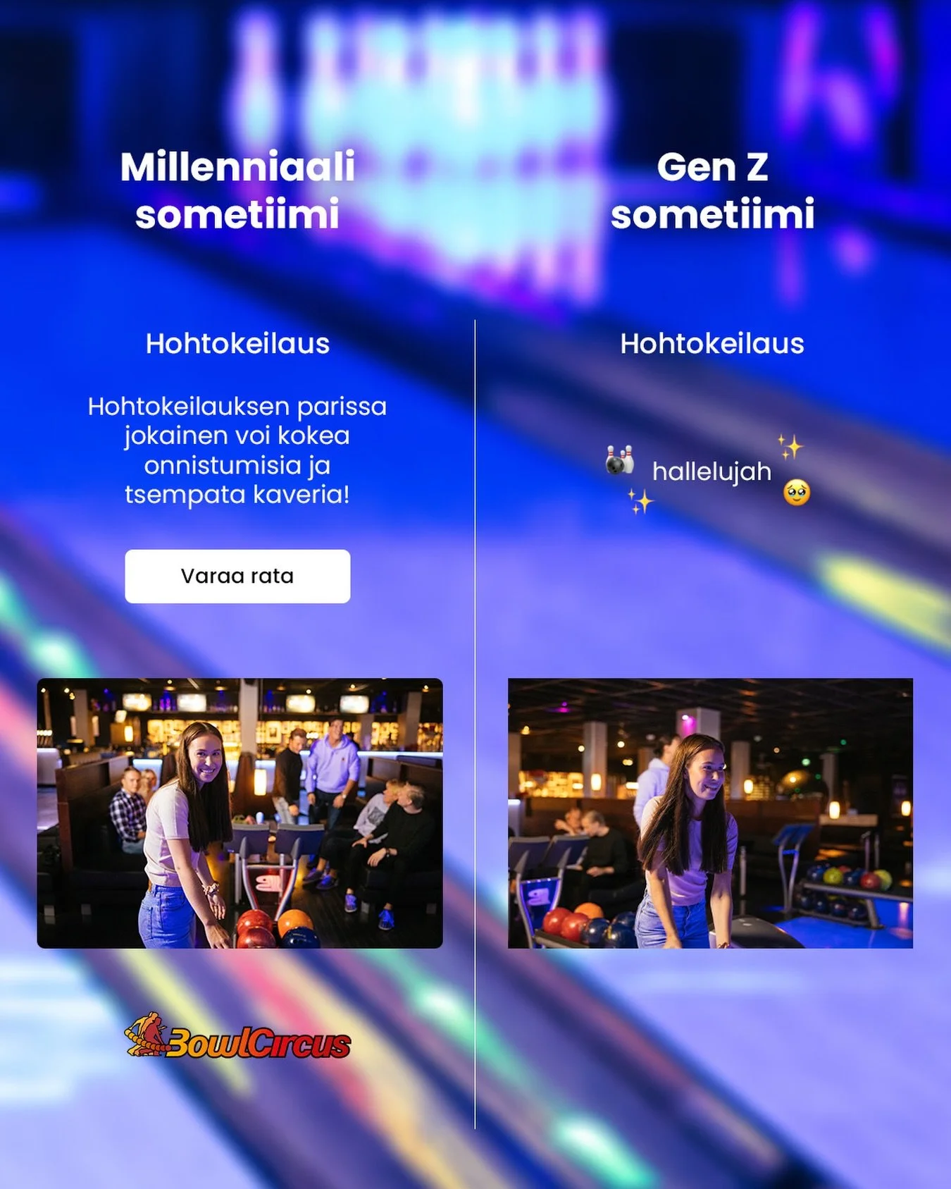 Viikonloppu, hallelujah ✨🎳

#hohtokeilaus #bowlcircus #keilaus #hallelujah