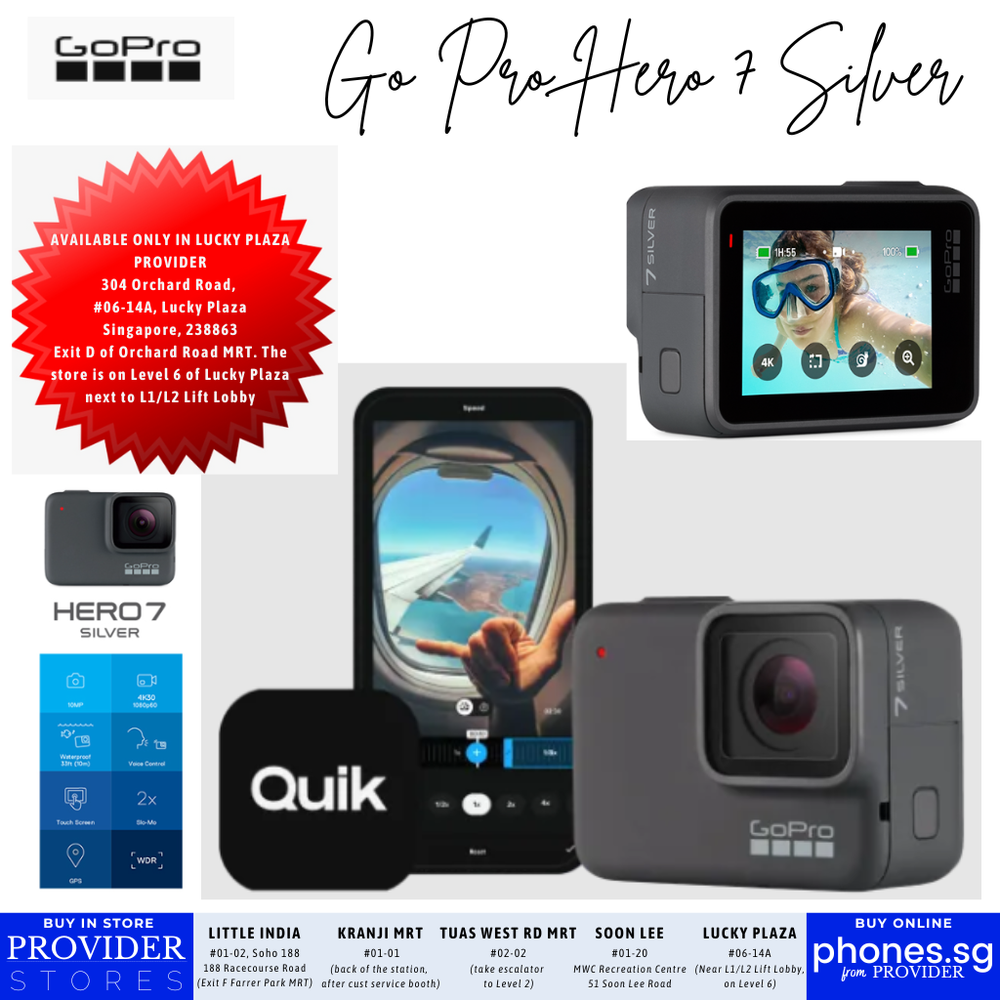 Hero7 Black Gopro Hero Silver Sale GOPRO CAMERA HERO SILVER Axis-One