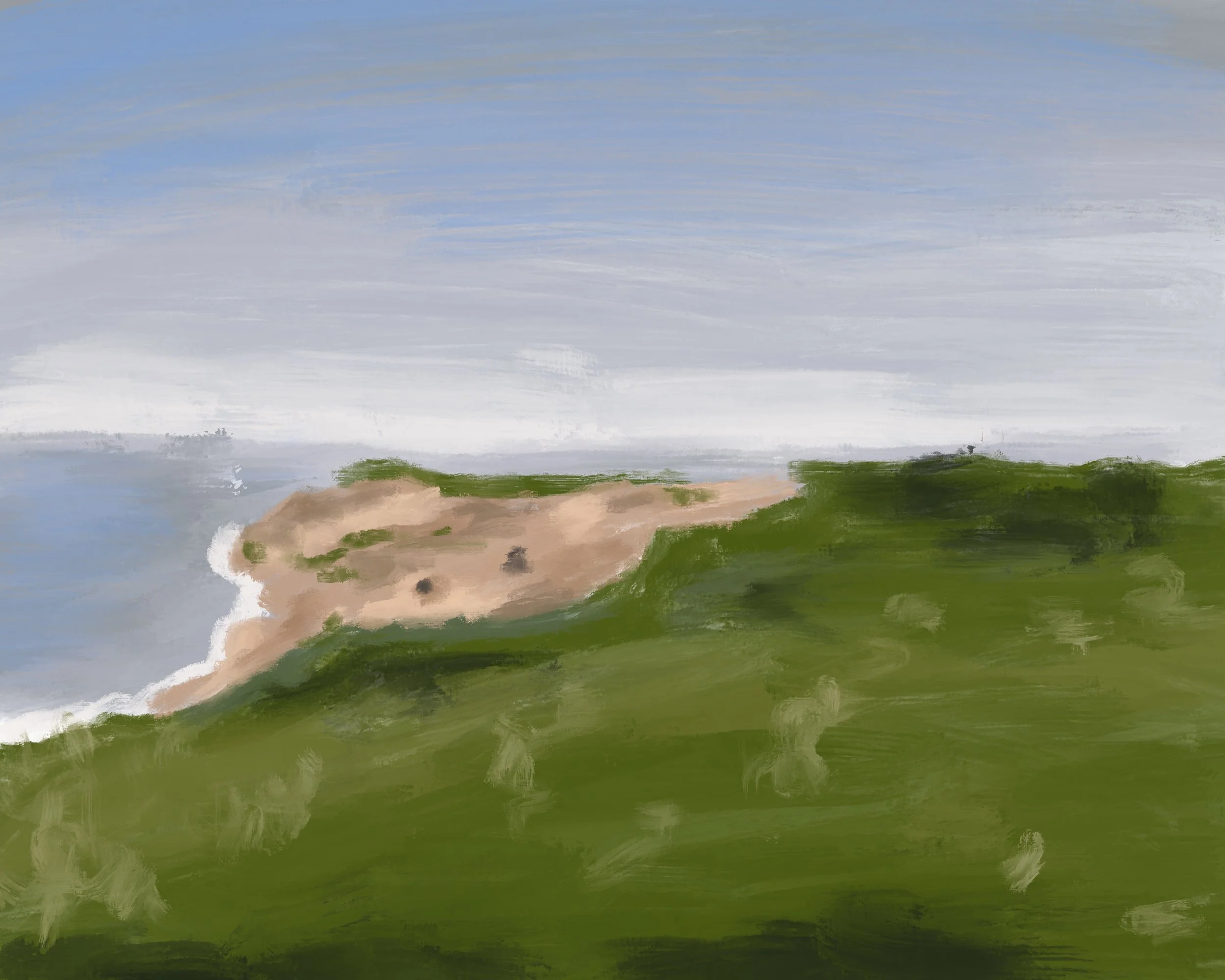 Martha's Vineyard Cliffside