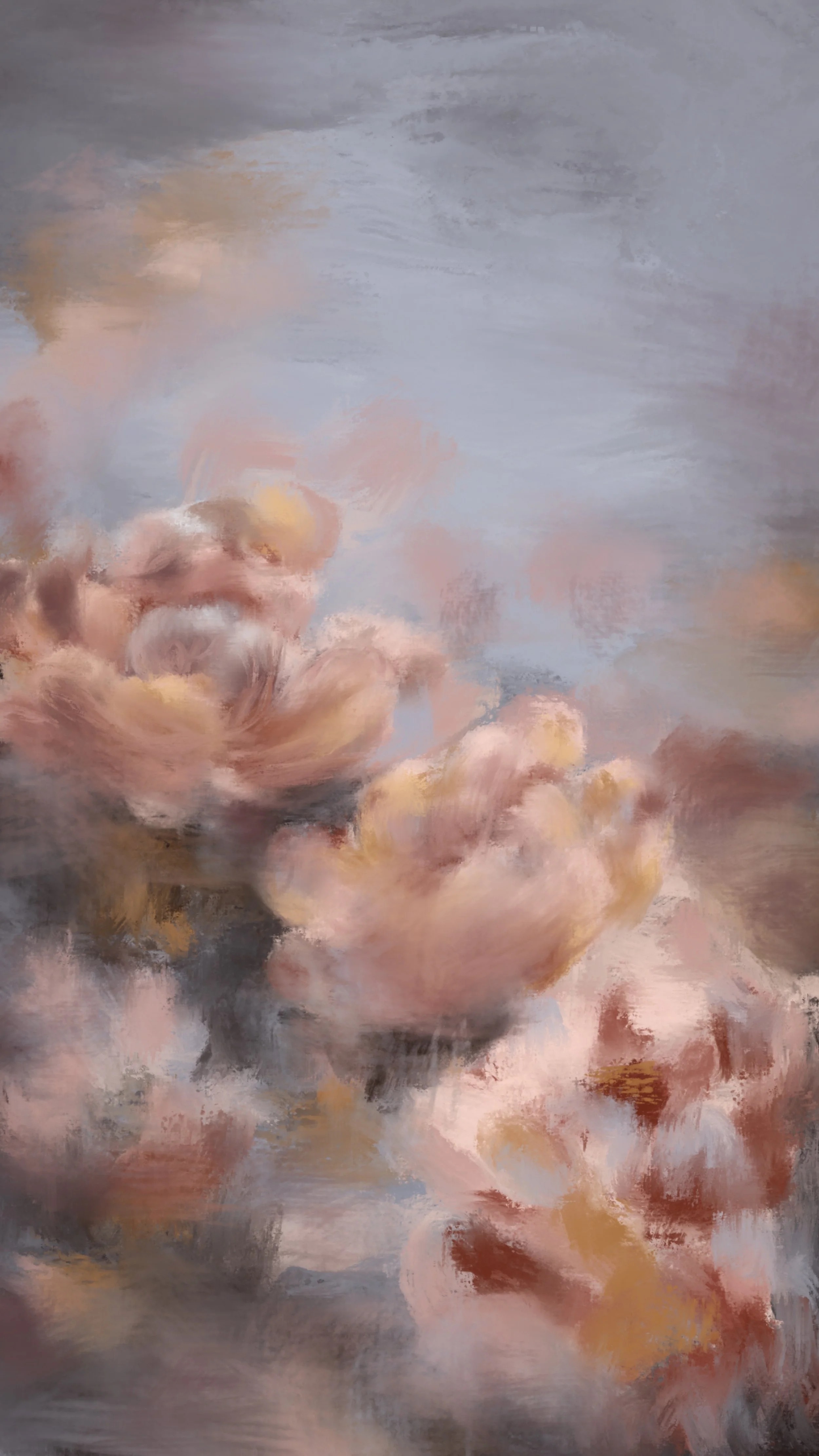 Blush Abstract Floral