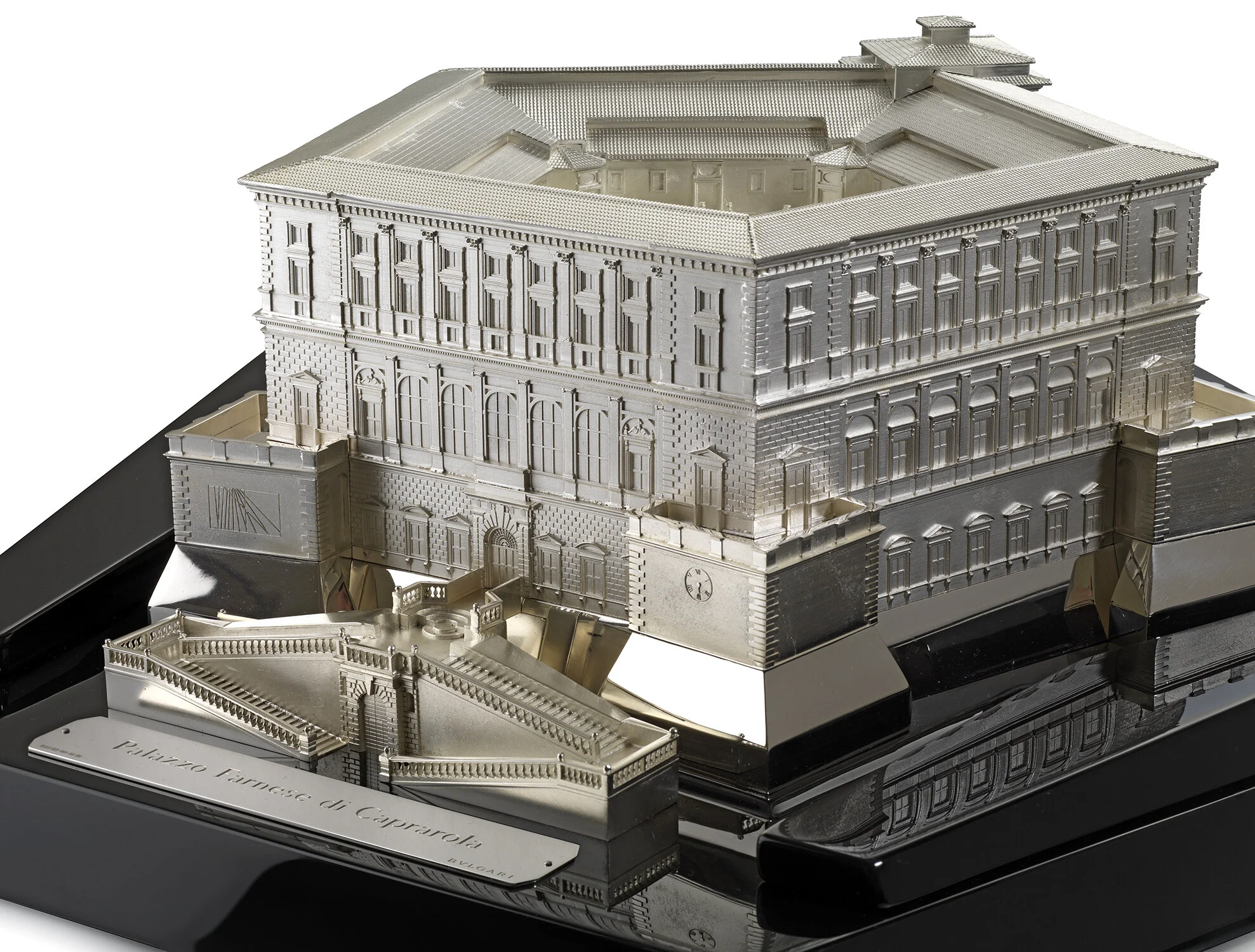 Pallazo Farnese Rome Architecture Silver Model