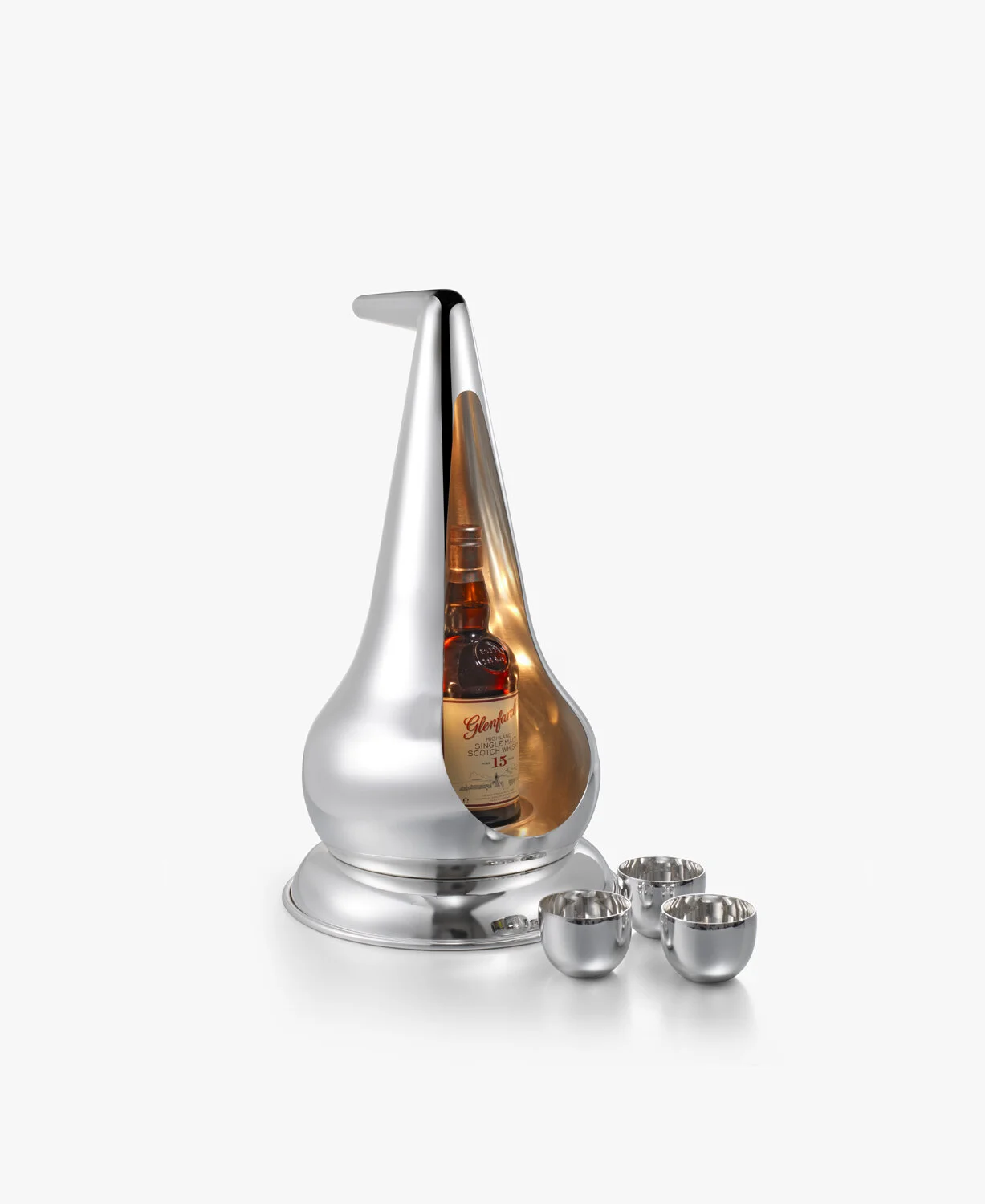 Whiskey still silver and gold