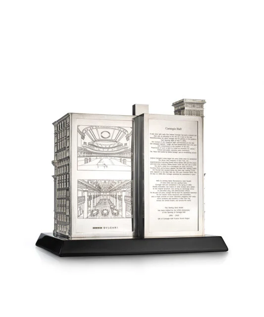 Carnegie Hall Architecture Silver Model