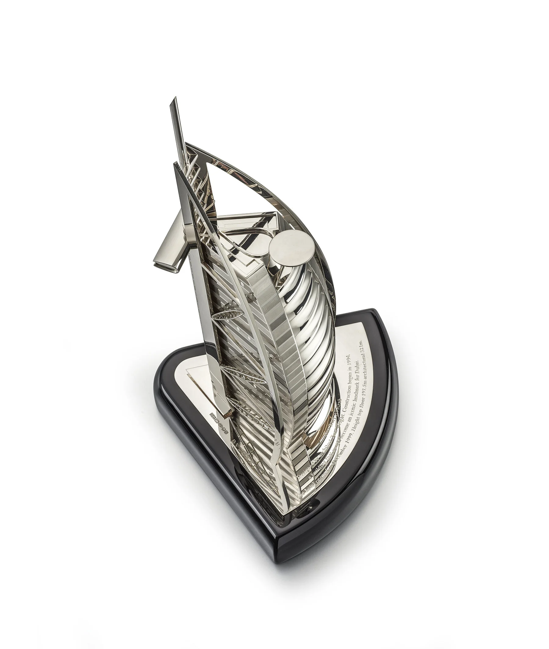Burj Al Arab Dubai Silver model Architecture Design