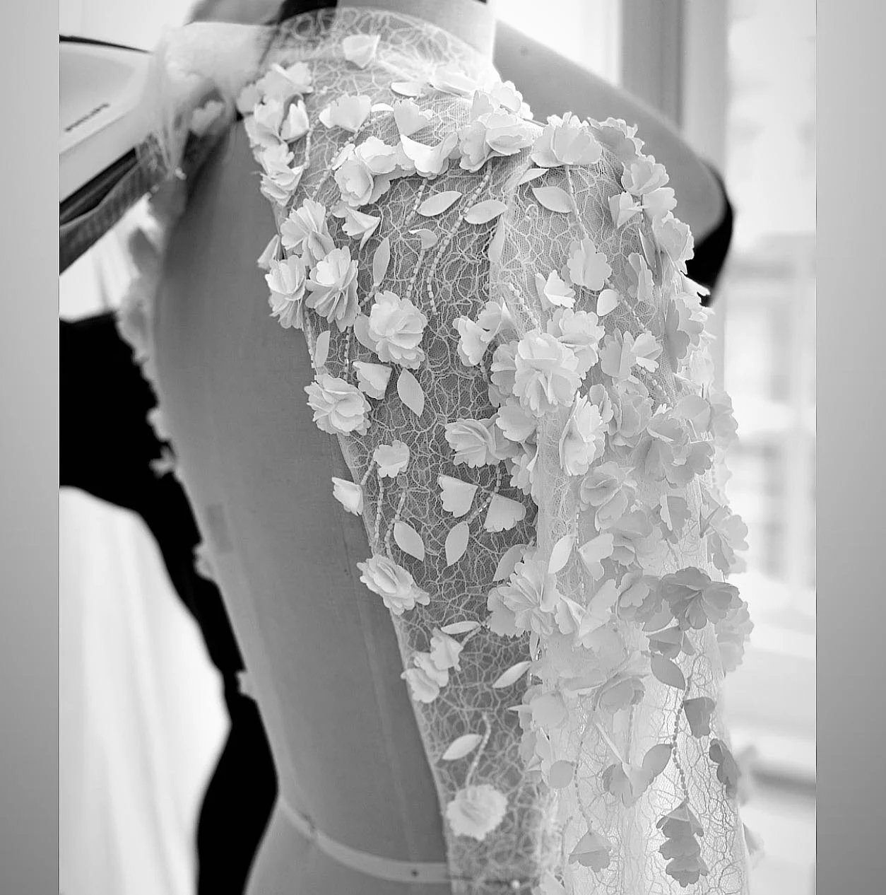 So grateful to have our studio back in full motion and see our gowns coming to life again. ππ» #emmabeaumont