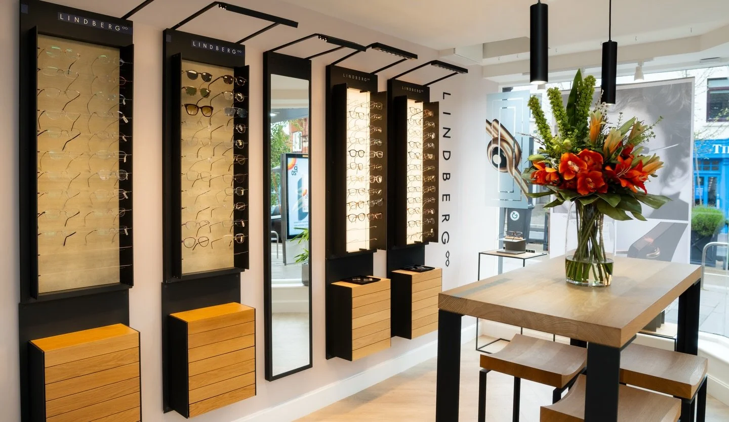 Our amazing Lindberg collection 🤩 #lindberg #optician #glasses #titaniumglasses