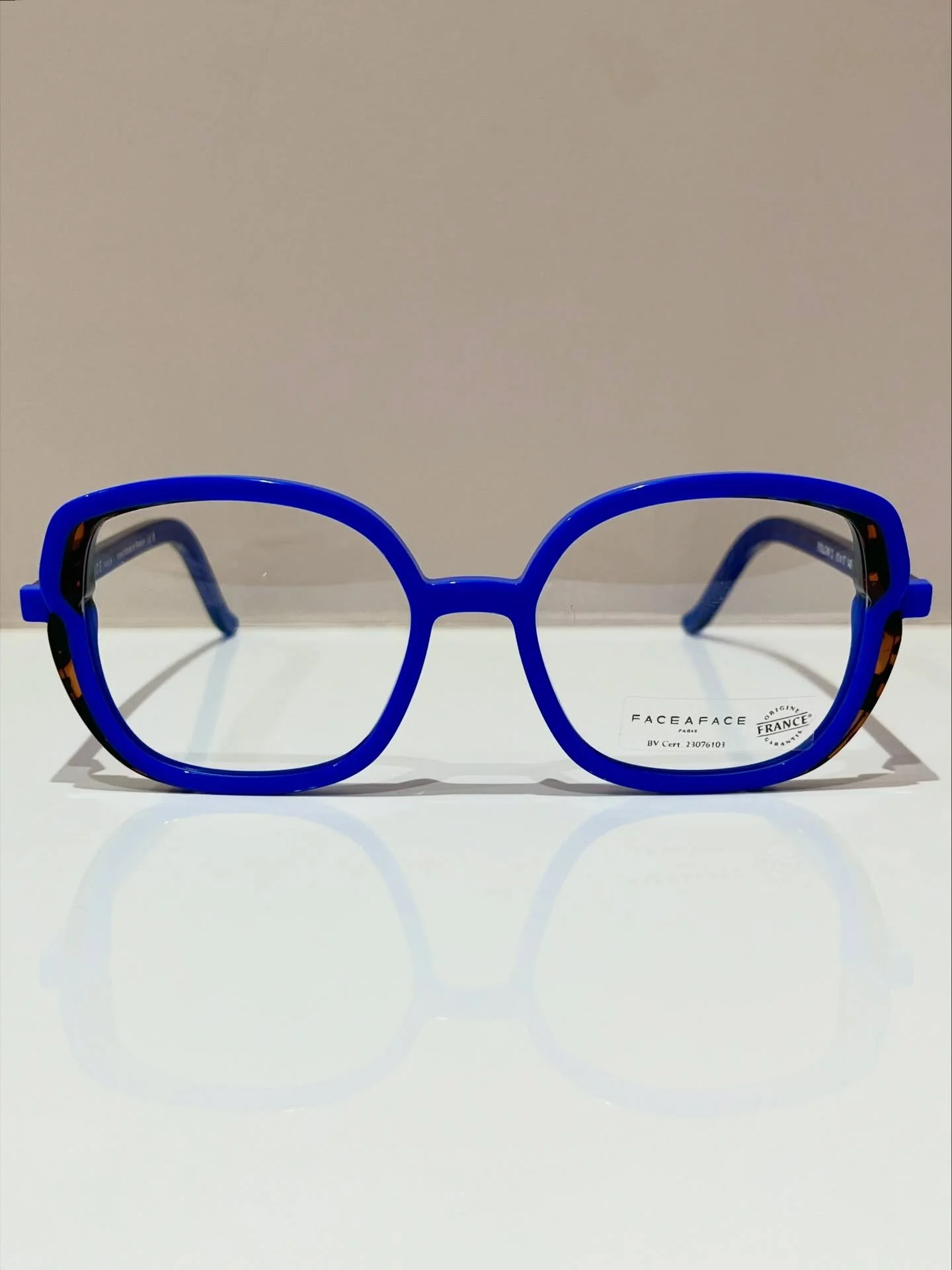 How fab are these new Faceaface blue frames 😍💙#optician #blackrock #designereyewear #faceaface