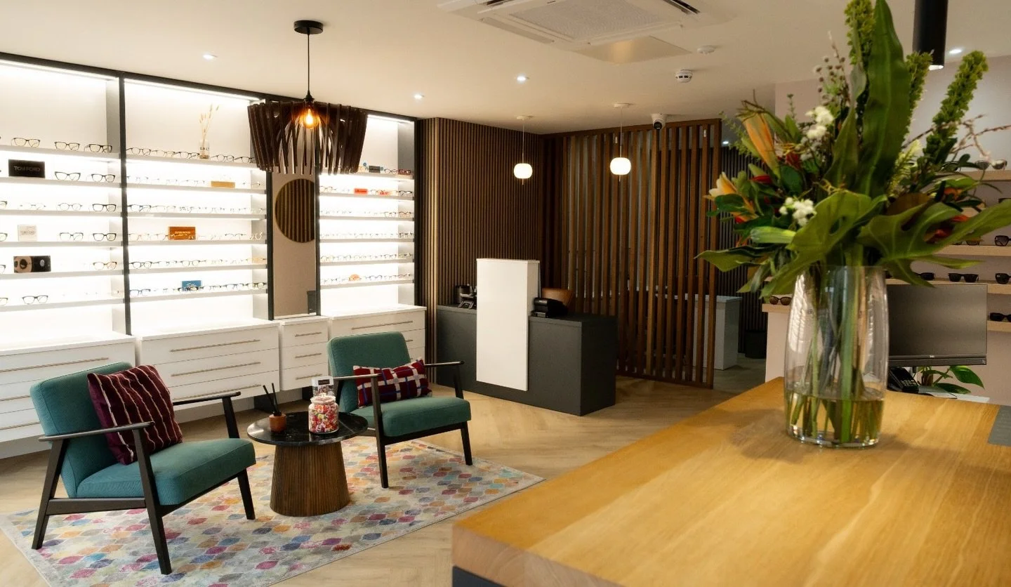 Sit back and relax while you wait for your eye test 👀 #optician #blackrock