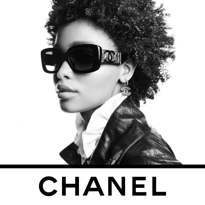CHANEL Acetate Strass Polarized Square Sunglasses 5422-B Black 1321211 |  FASHIONPHILE