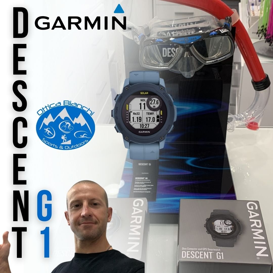 Descent G1, lo smartwatch Garmin per chi ama la subacquea — Ottica Bianchi  La Spezia