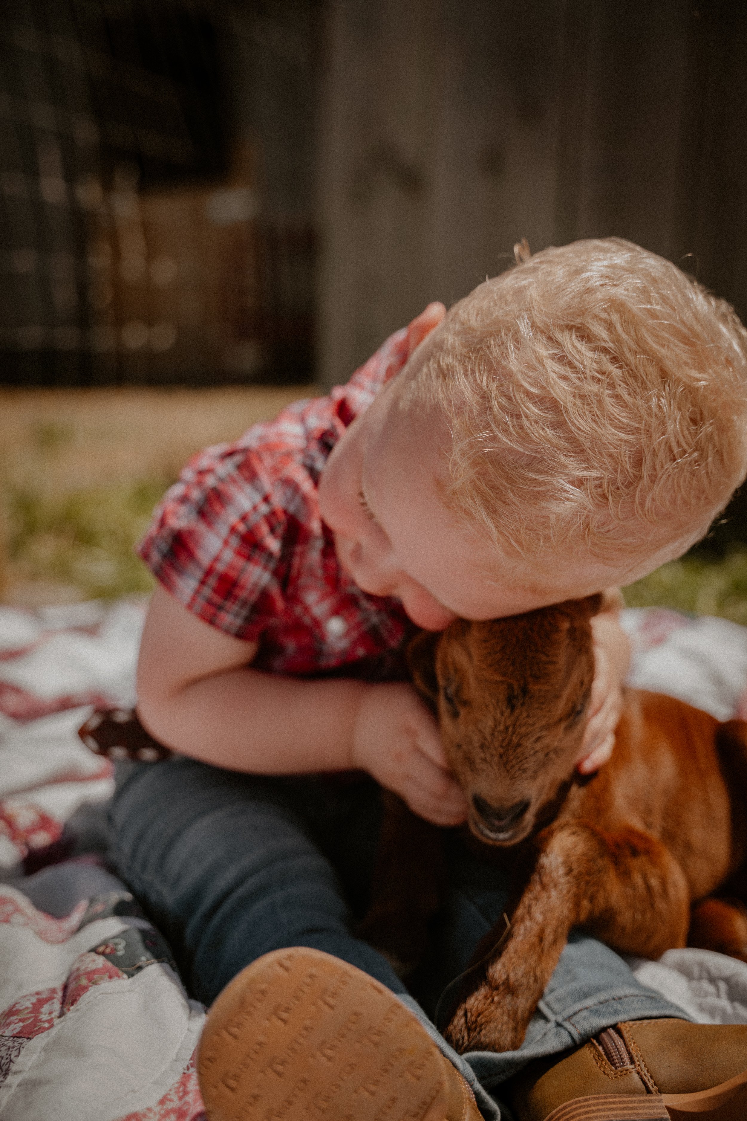 Toddlers + Baby Goats = Pure Springtime Magic