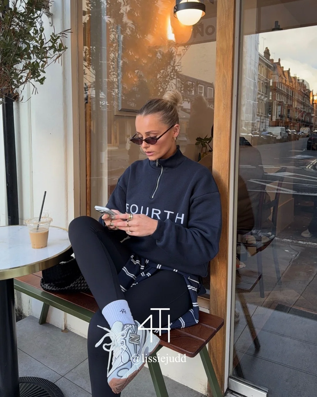 Lissie styles off-duty athleisurewear, partnering with @4thandreckless to share their elevated casual pieces for early spring 🤎