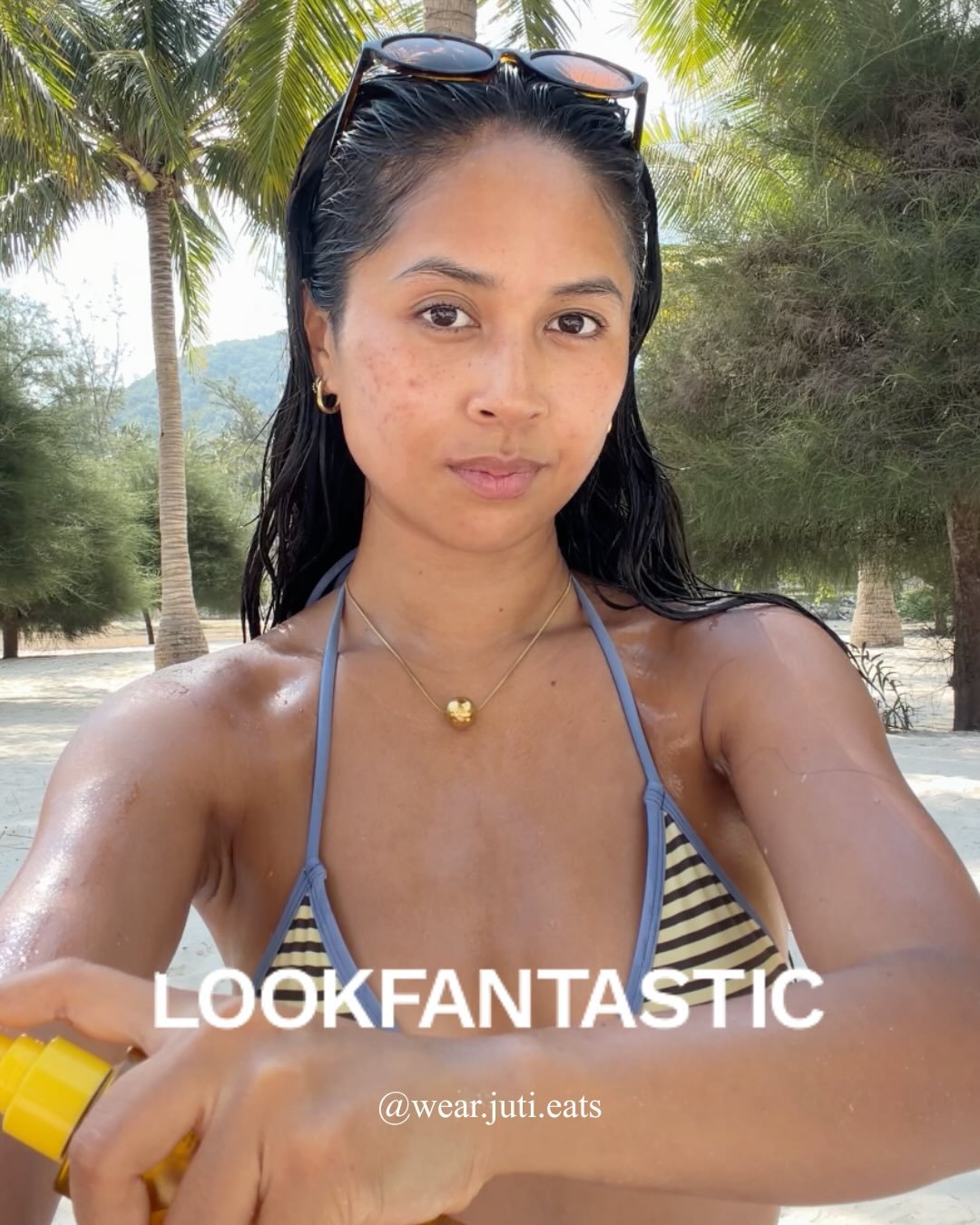 Juti collaborates with @LookFantastic to share how to stay sun protected and summer ready with their range of SPF options 🤎