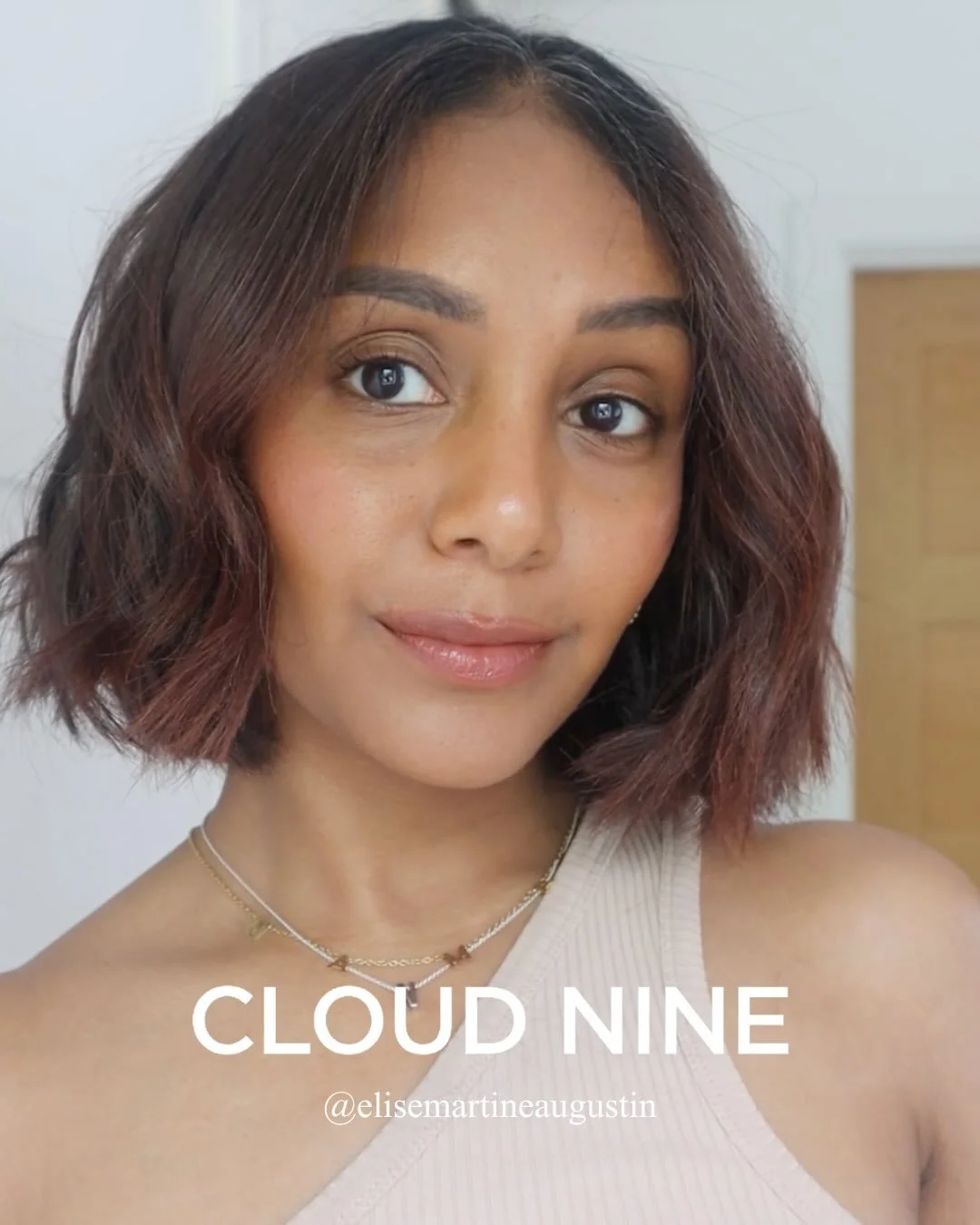 Elise shares her go-to style using the Contouring Original Iron by @cloudninehair , highlighitng the temperature control setting for healthy hair 🤎