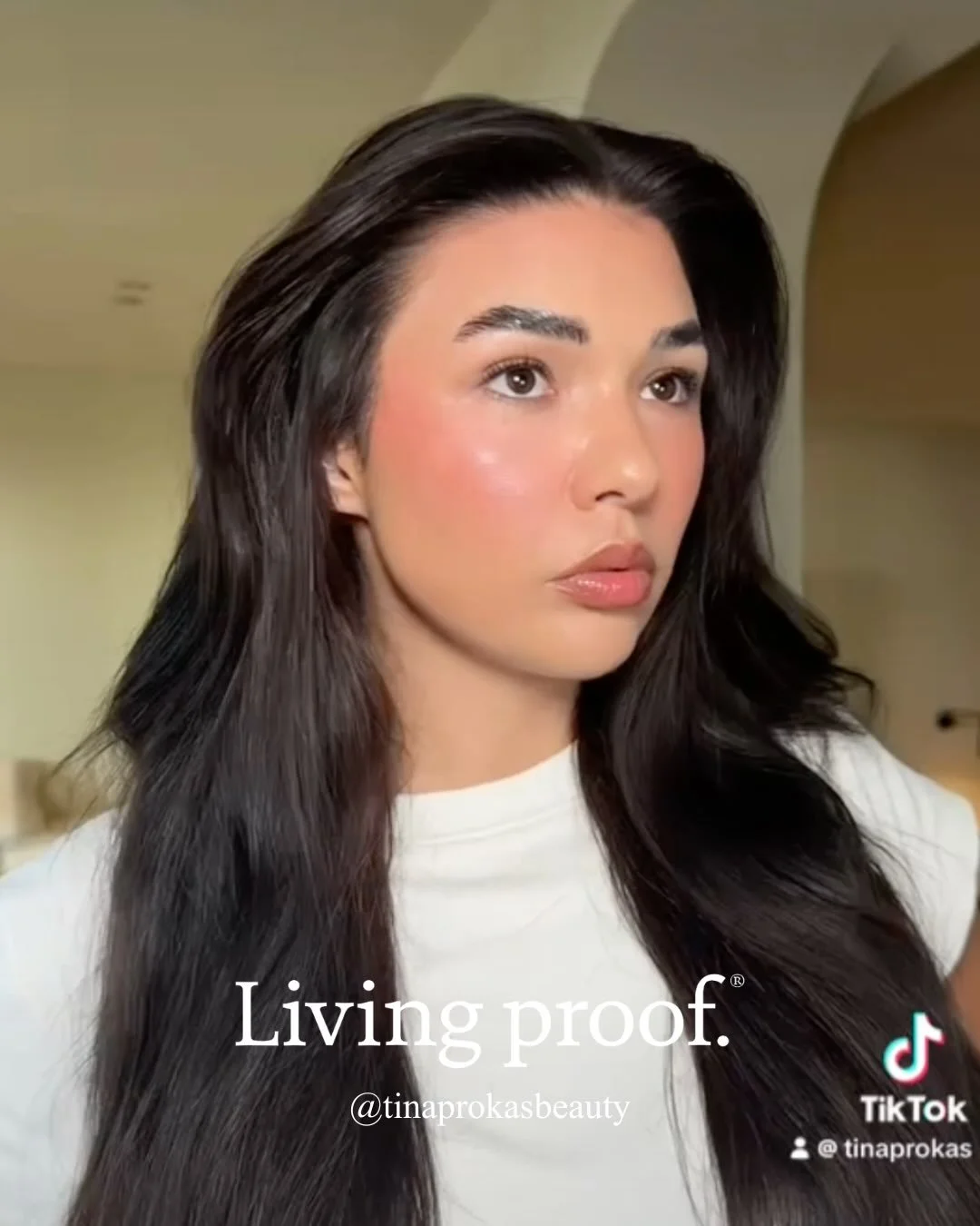 Tina shares her hack for an instant hair refresh, working with @livingproofuk on the launch of their latest innovation 🫧