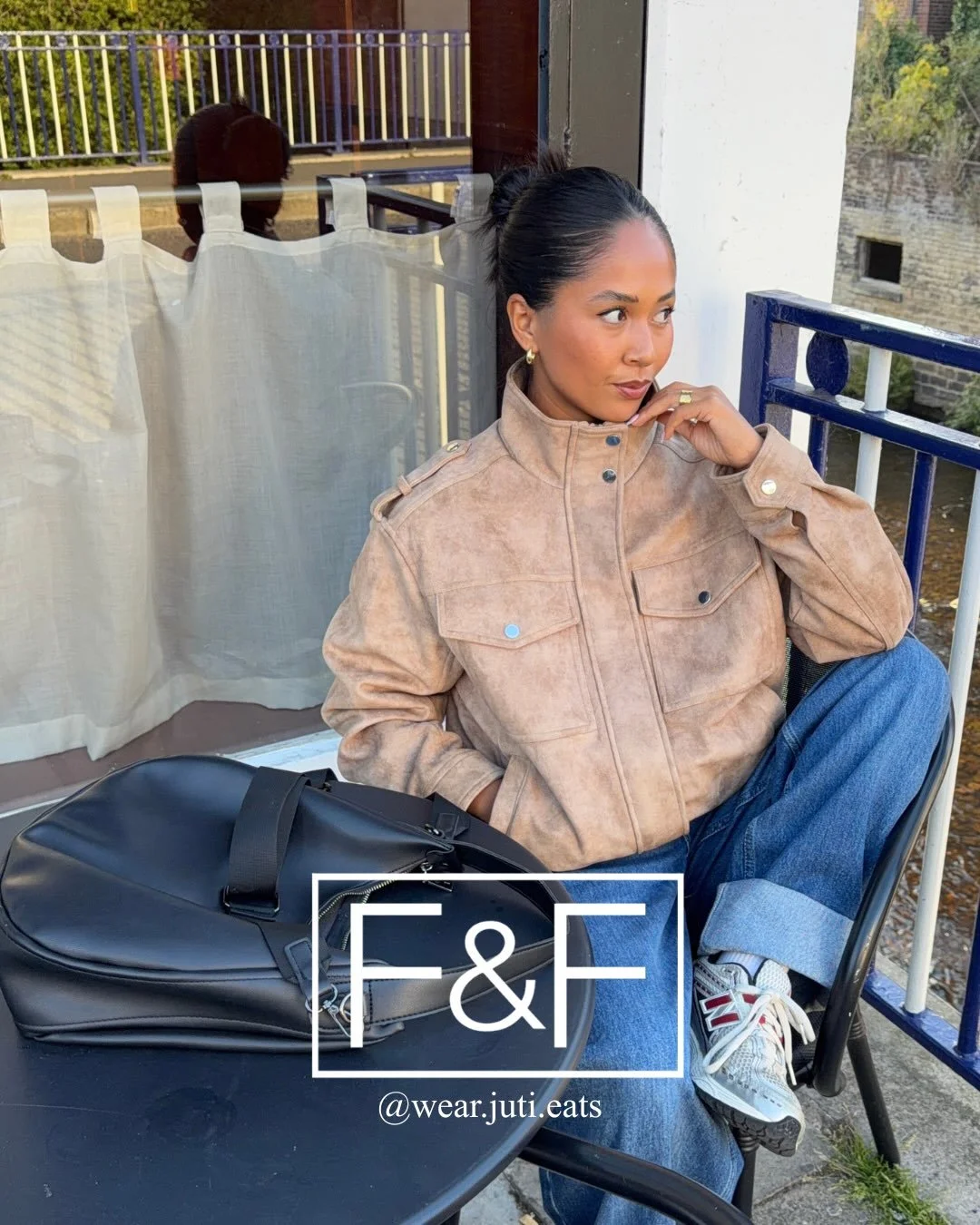Juti styles her new season autumn looks, teaming up with @fandfclothing to showcase their on-trend pieces, all available to shop alongside your weekly shop 🤎