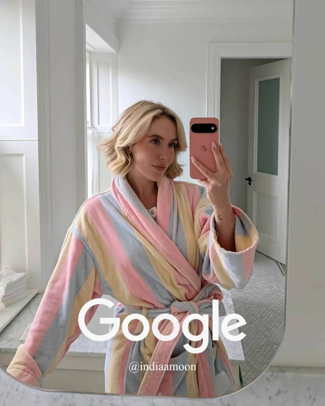India works with Google to celebrate the launch of their newest Pixel phone, sharing how it&rsquo;s unique features help her organsie both her creator work and personal life 🤎