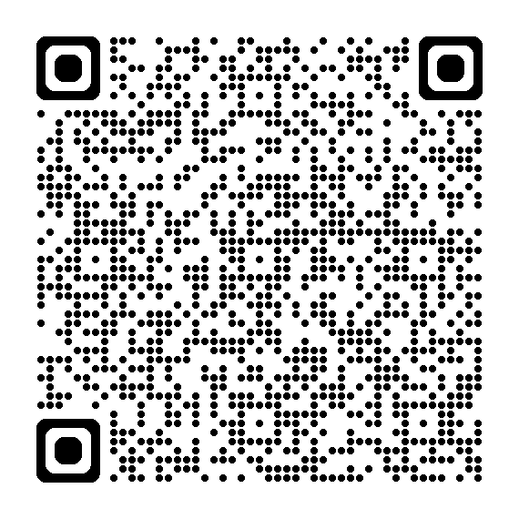 A QR code with black dots on a white background that enables Sponsors to pay for their sponsorship.