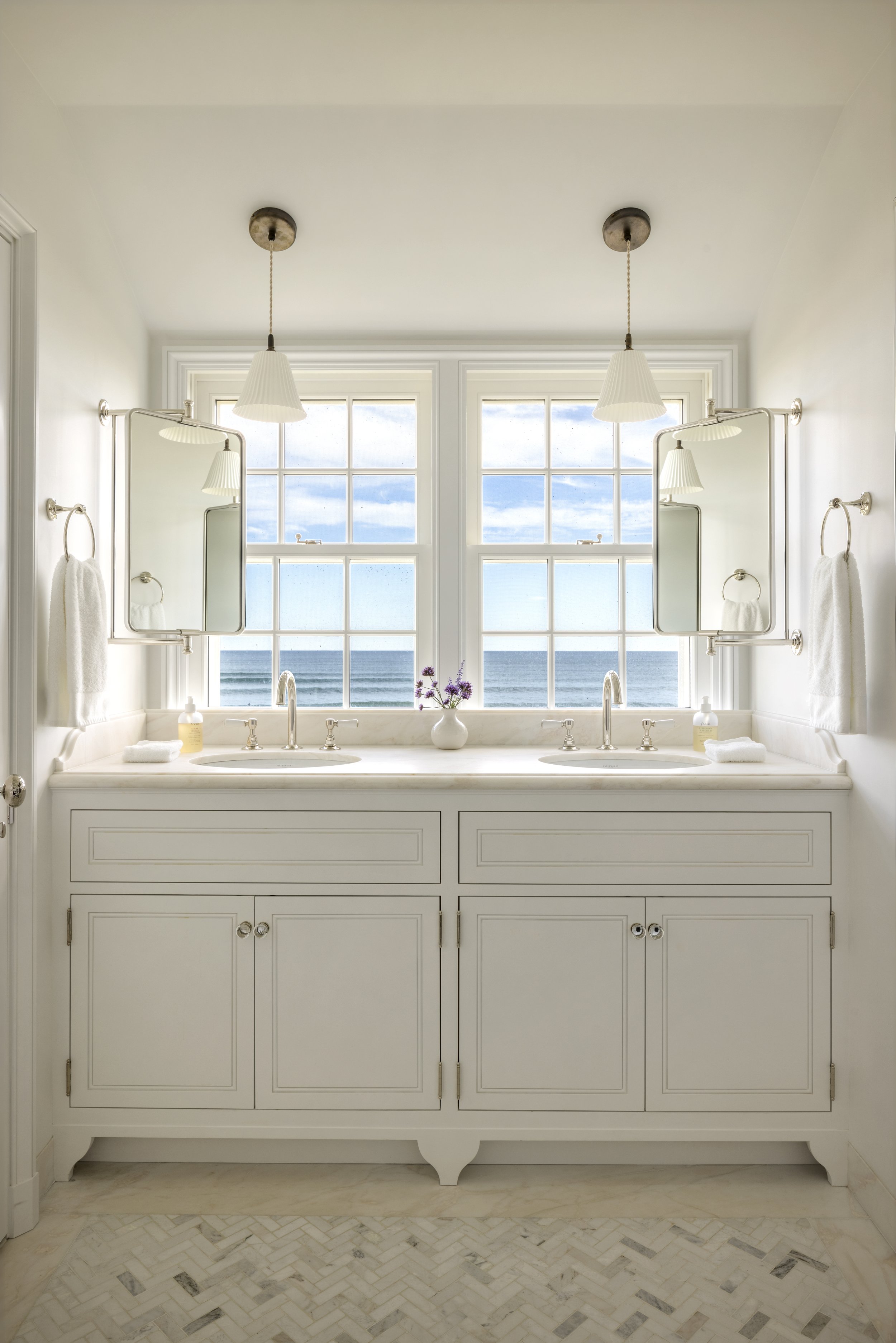 The girl's bathroom - taking in the spectacular natural light.