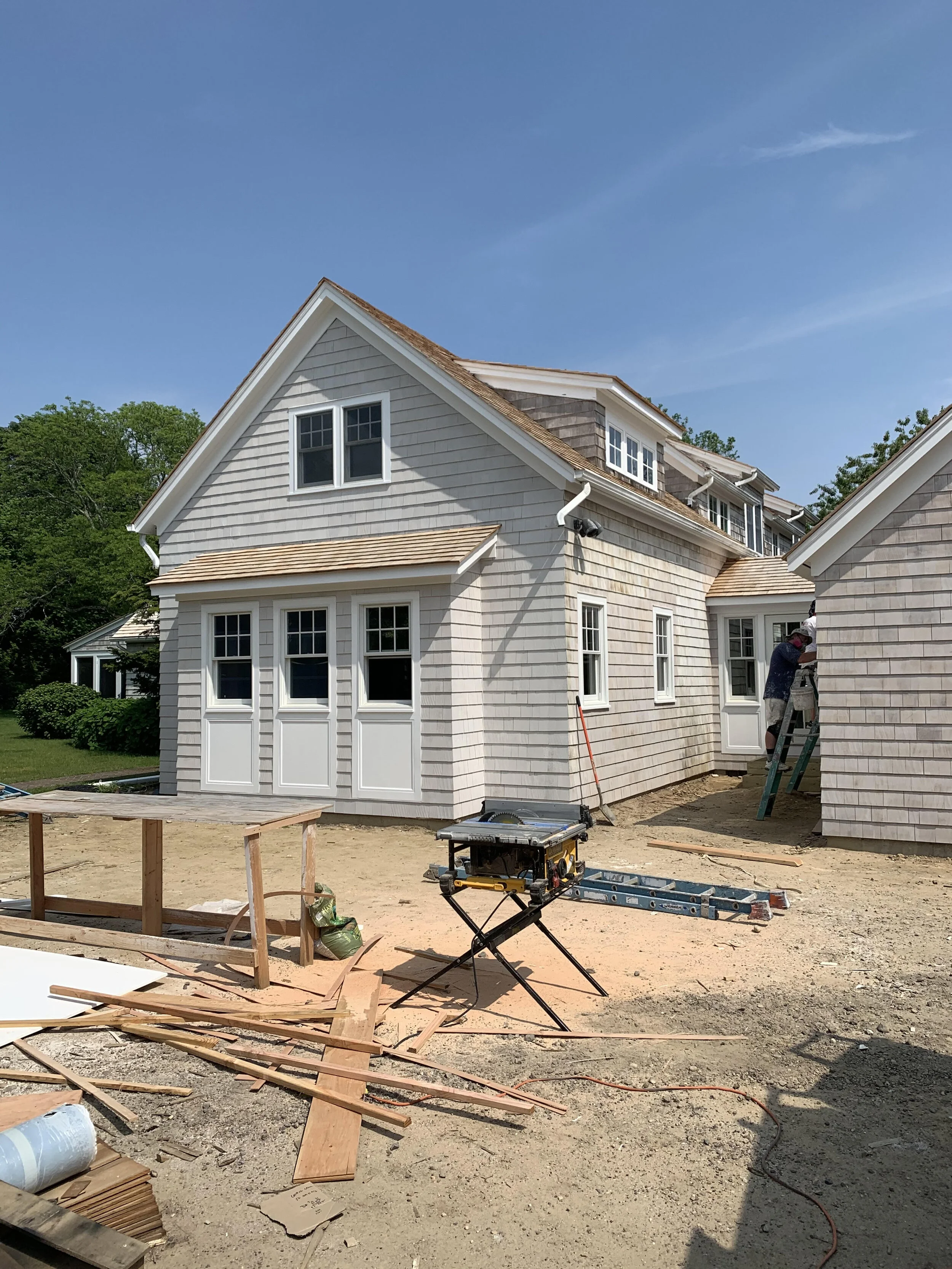 In Construction - New bay window with finishes